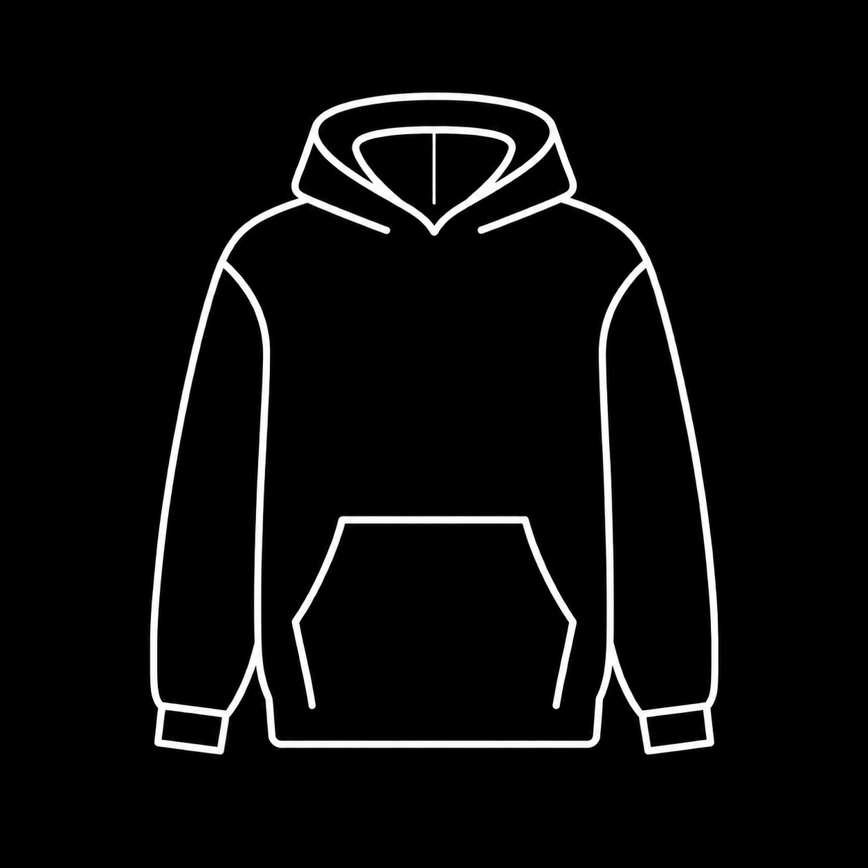 Hoodie bestickt