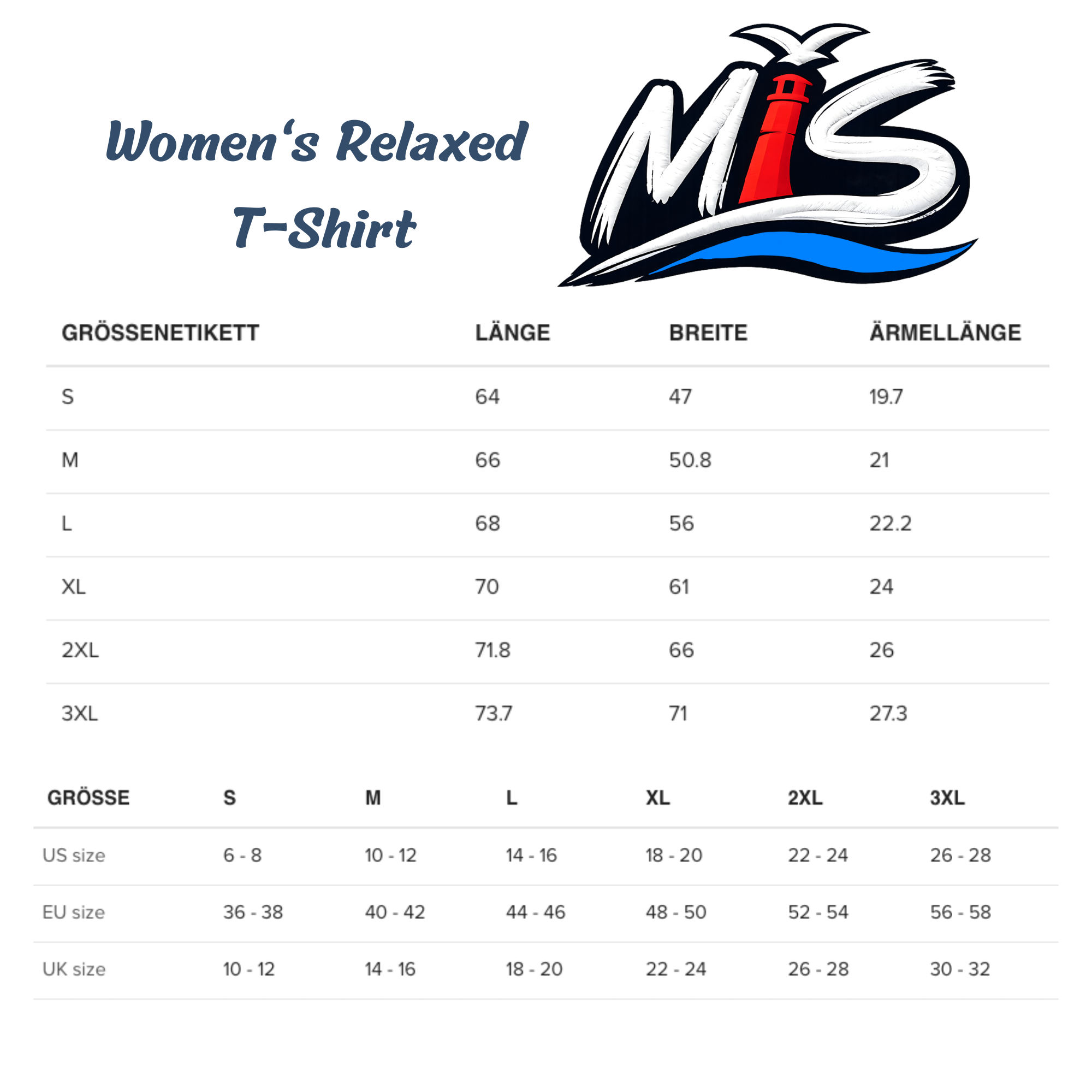 Women's Relaxed T-Shirt "Krabbenkopp" gestickt