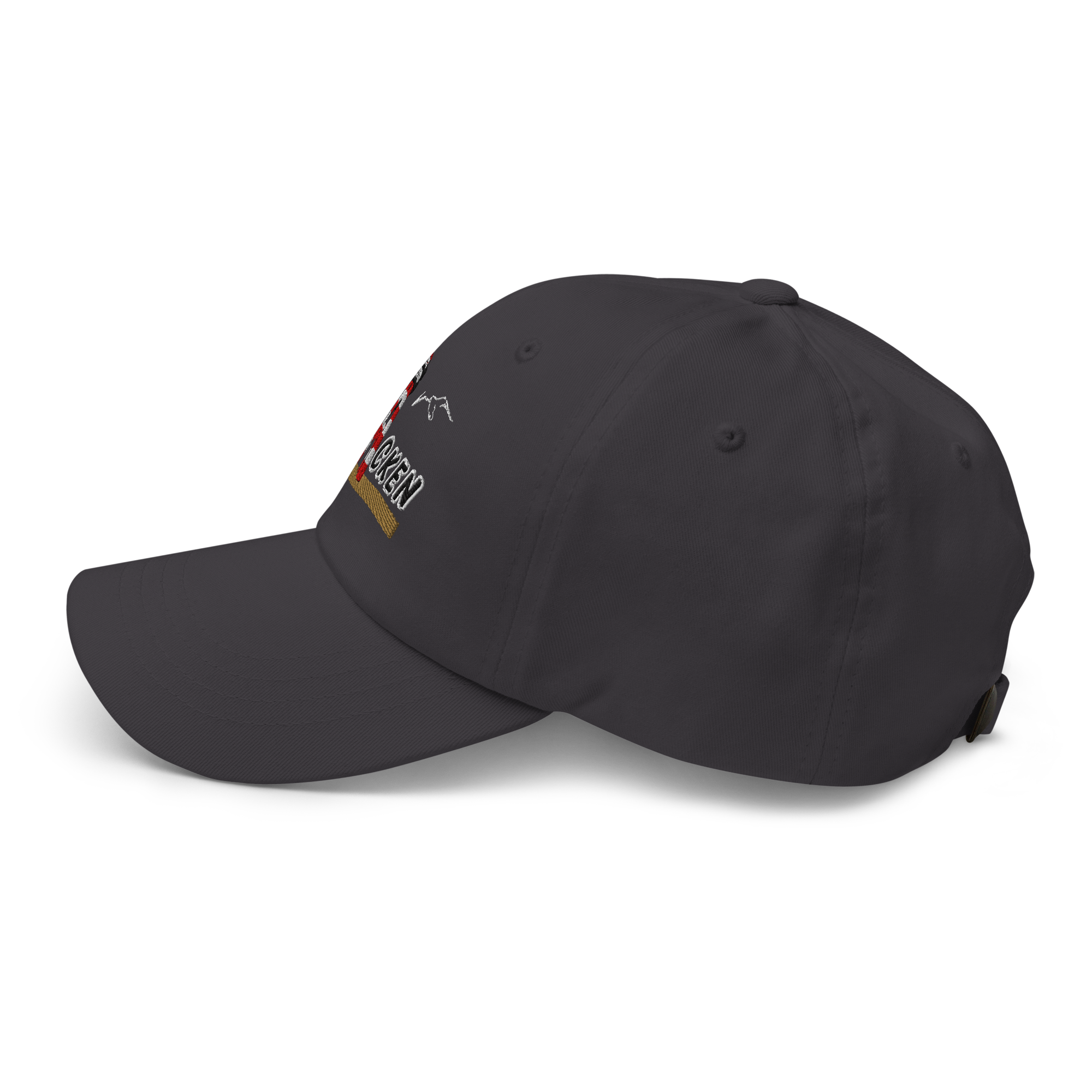 Dad hat "Moin Ihr Spacken" Dunkel gestickt