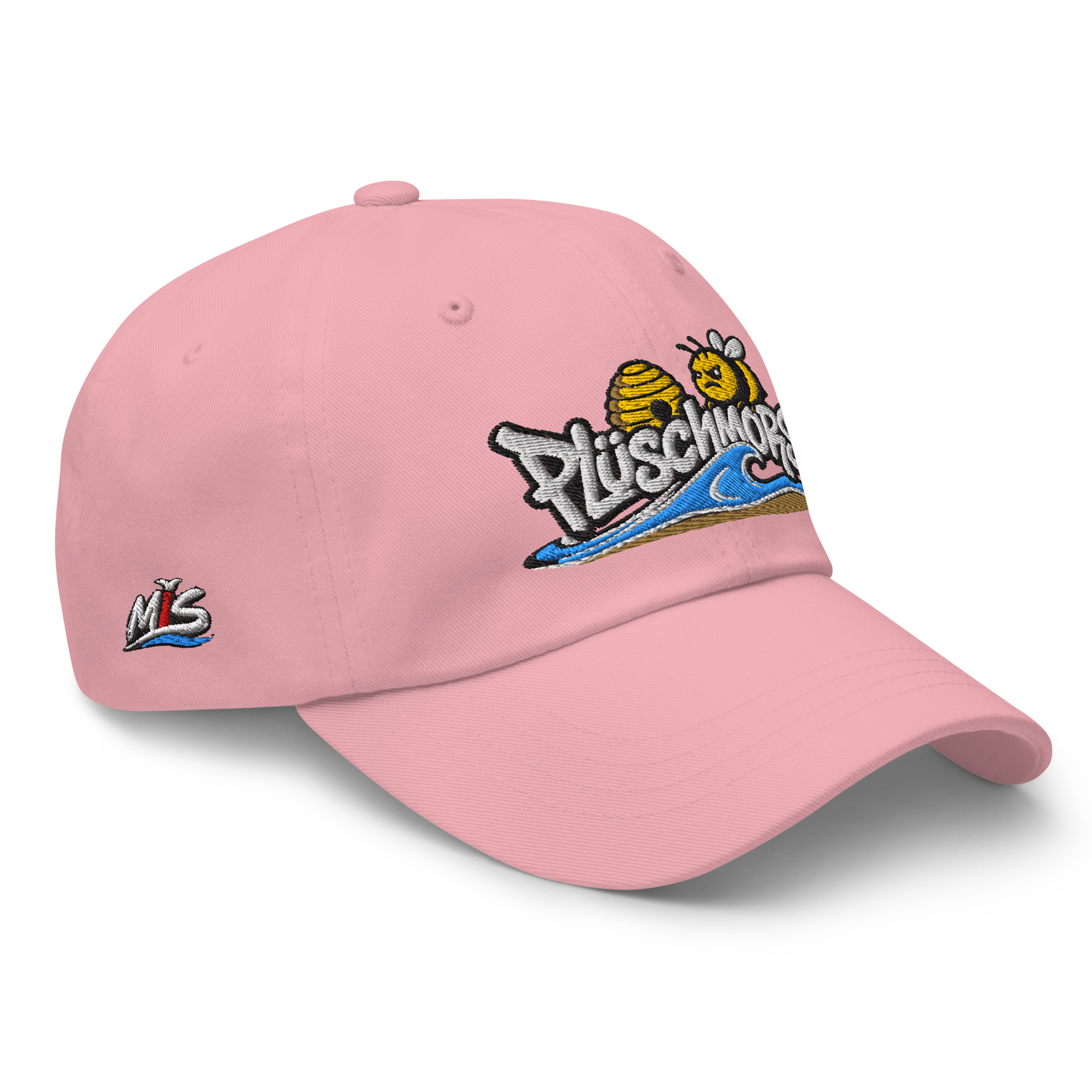 Dad hat "Plüschmors" gestickt