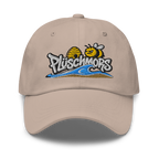 Dad hat "Plüschmors" gestickt