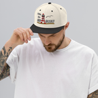 Snapback "Moin Ihr Spacken" DUNKEL gestickt