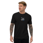 Men´s T-shirt enganliegend "löppt" gestickt