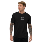 Men´s T-shirt enganliegend "Meerzeit" gestickt