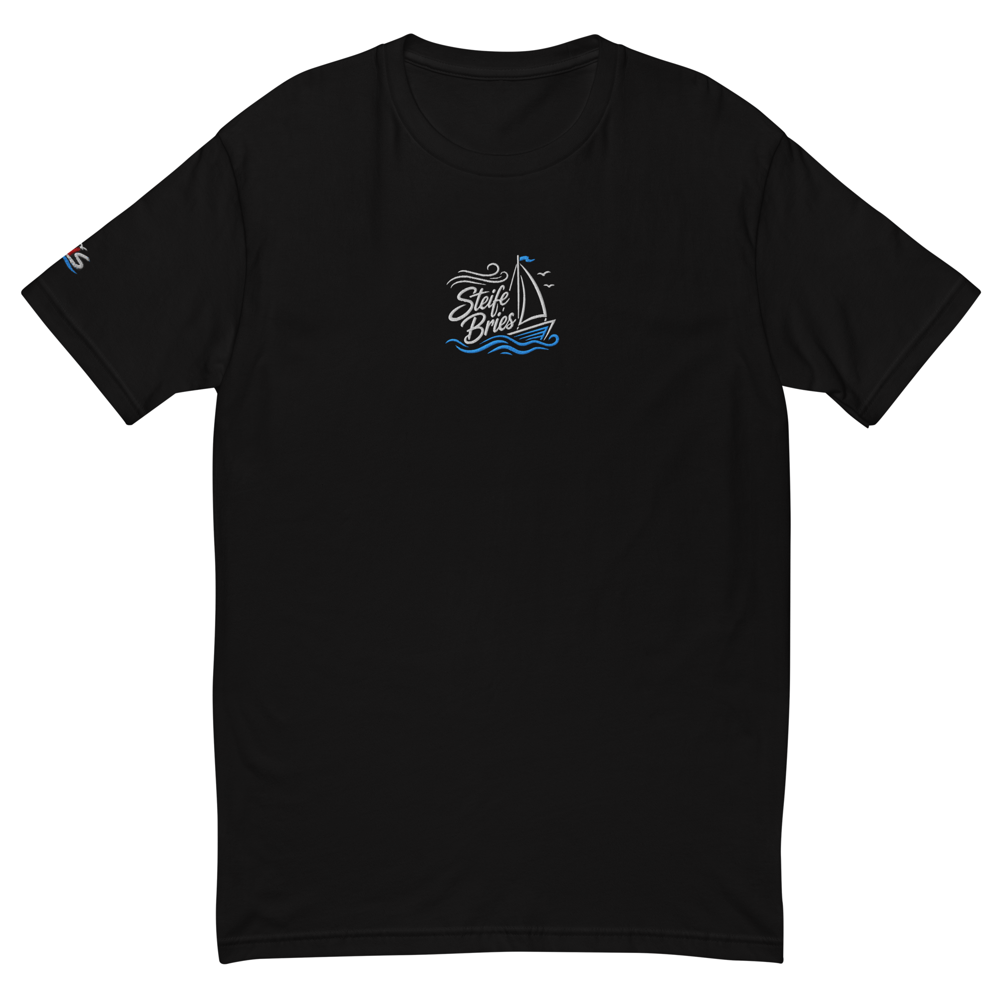 Men´s T-shirt enganliegend "Steife Bries" gestickt