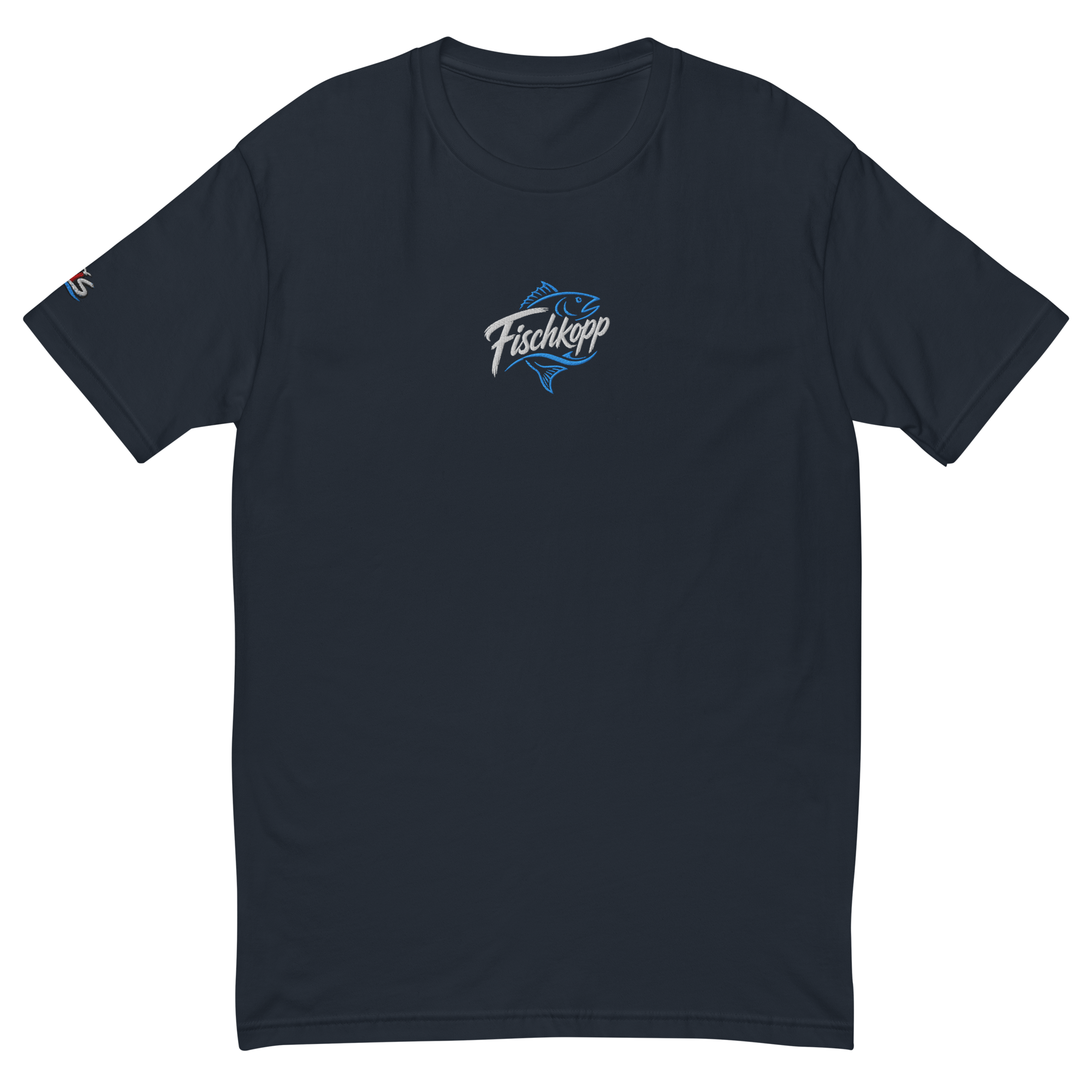 Men´s T-shirt enganliegendes "Fischkopp" gestickt