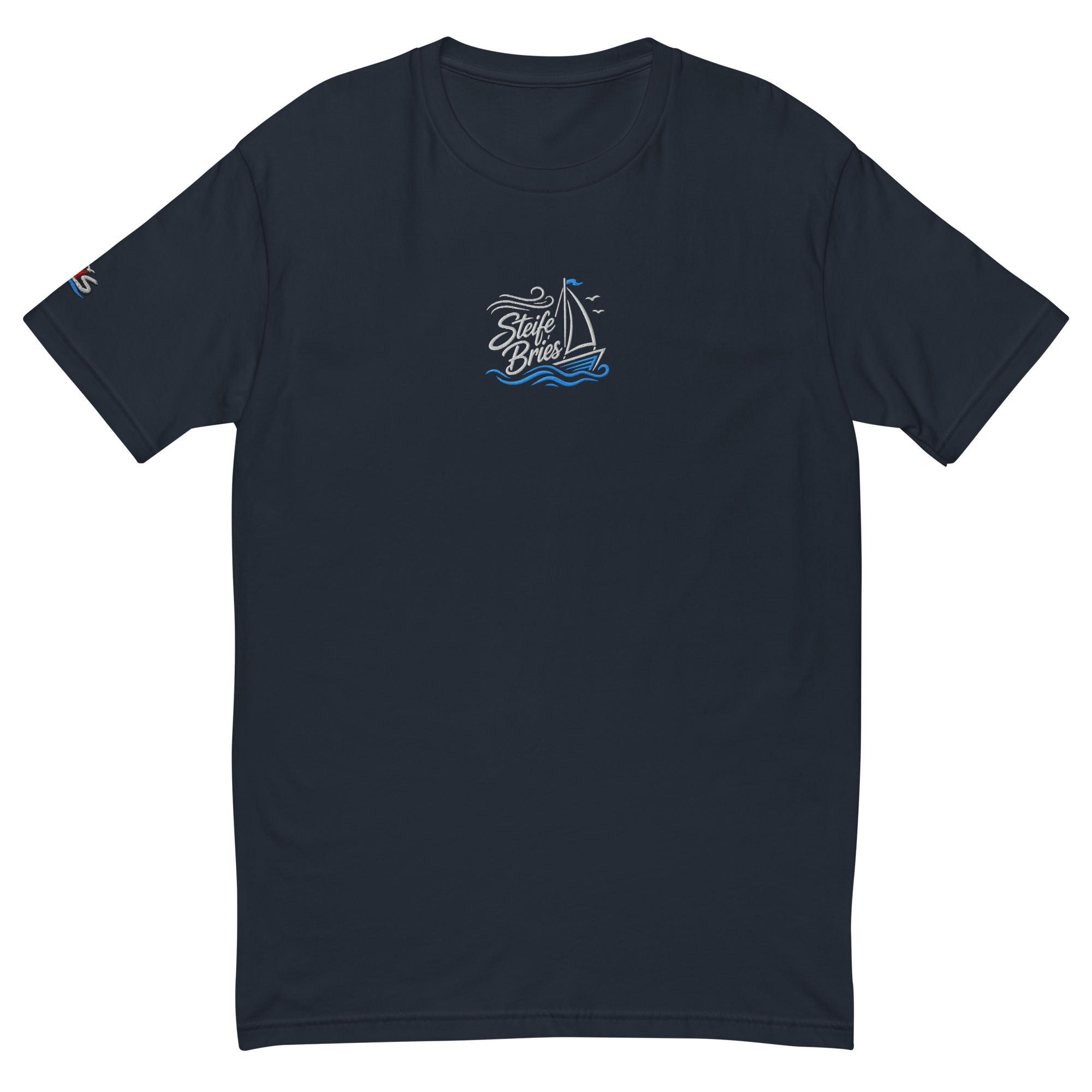 Men´s T-shirt enganliegend "Steife Bries" gestickt