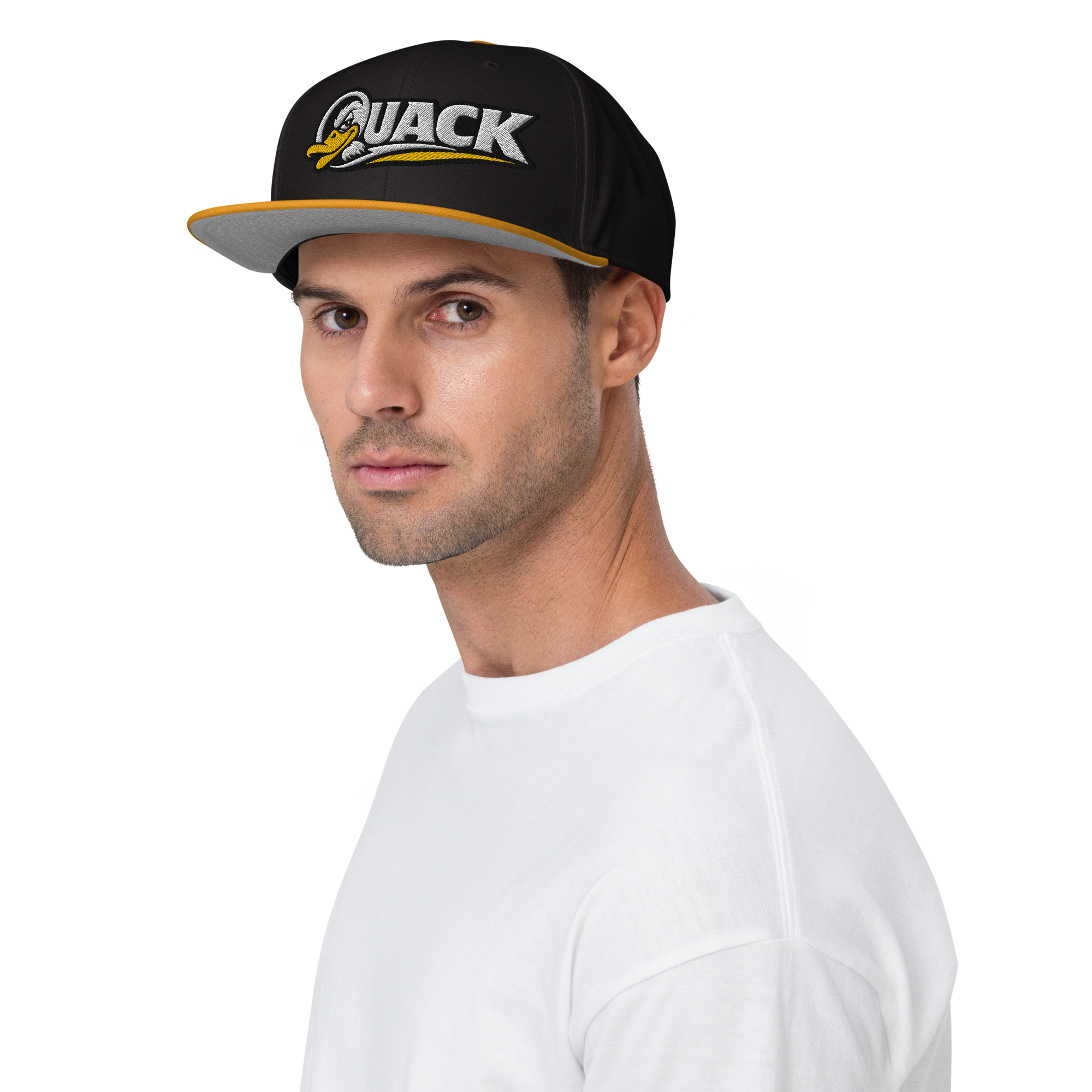 Snapback Hat "Quack two" gestickt