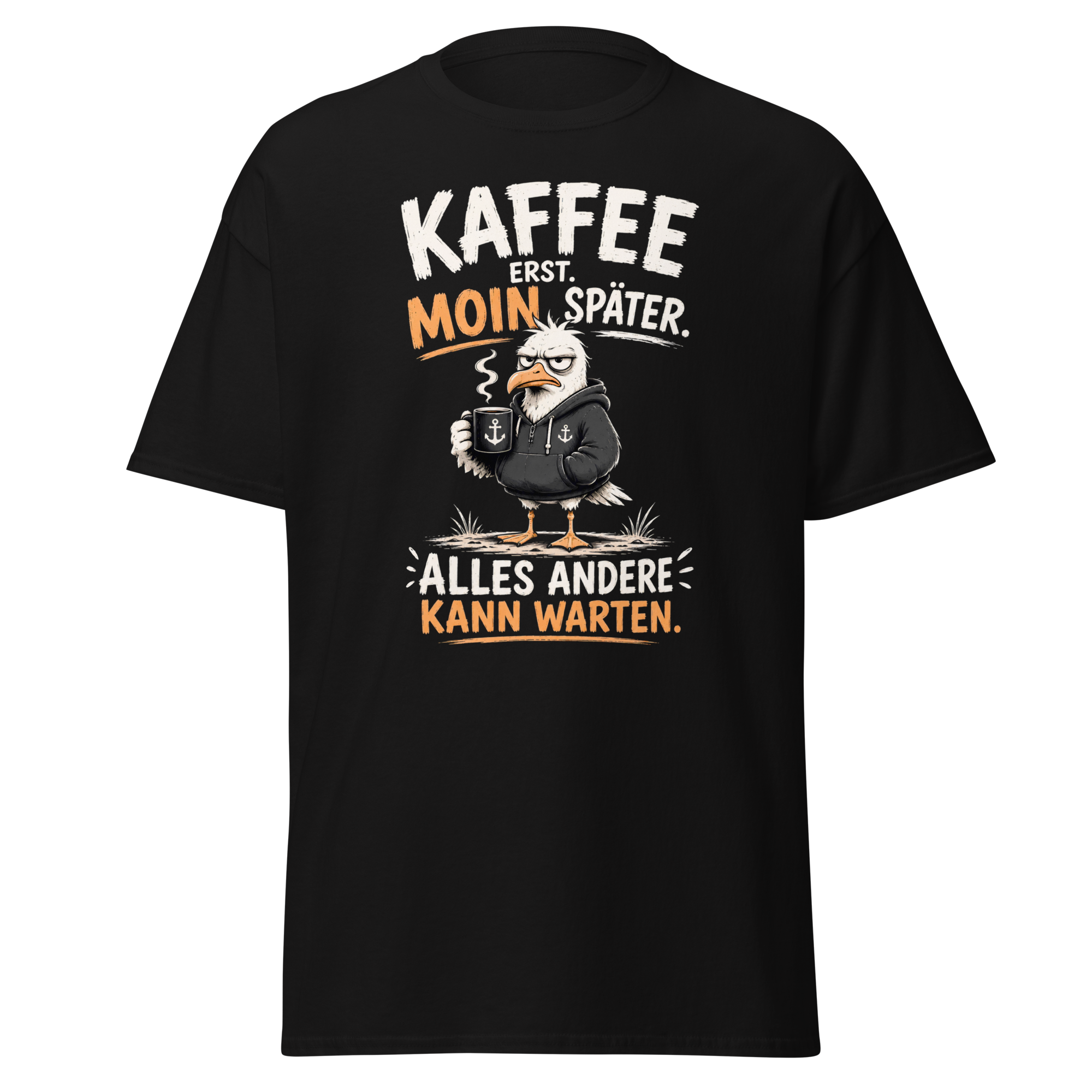 Unisex "Kaffeeroutine" print