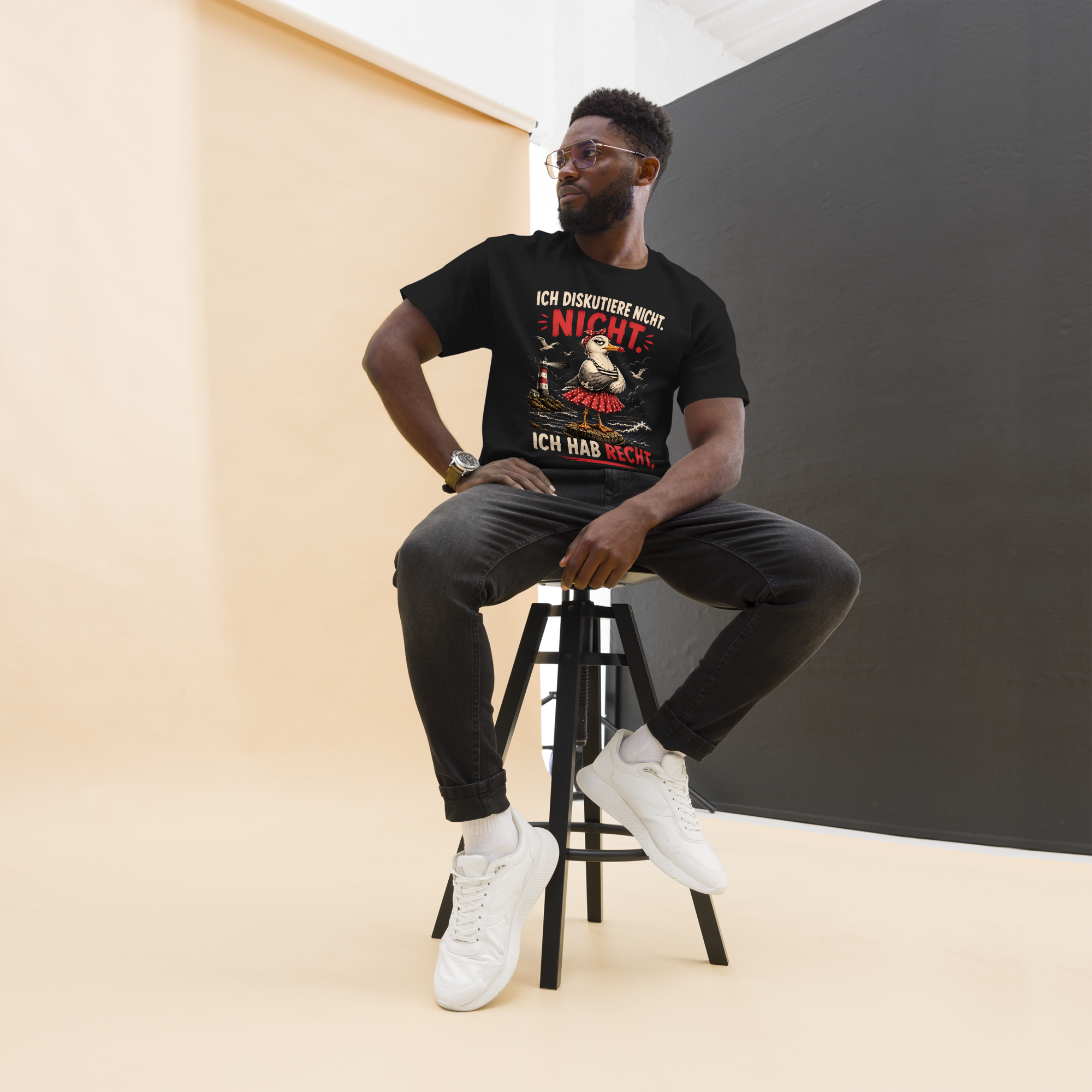Unisex "Ich diskutiere nicht. Ich habe recht" print