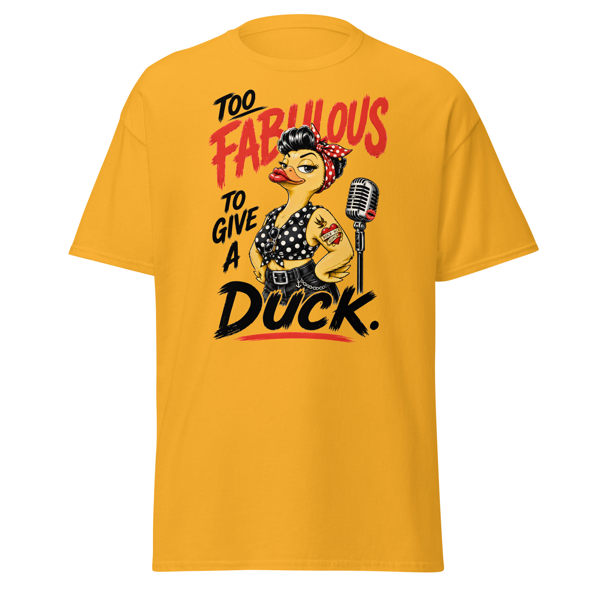 Unisex T-Shirt "too fabulous..." gedruckt