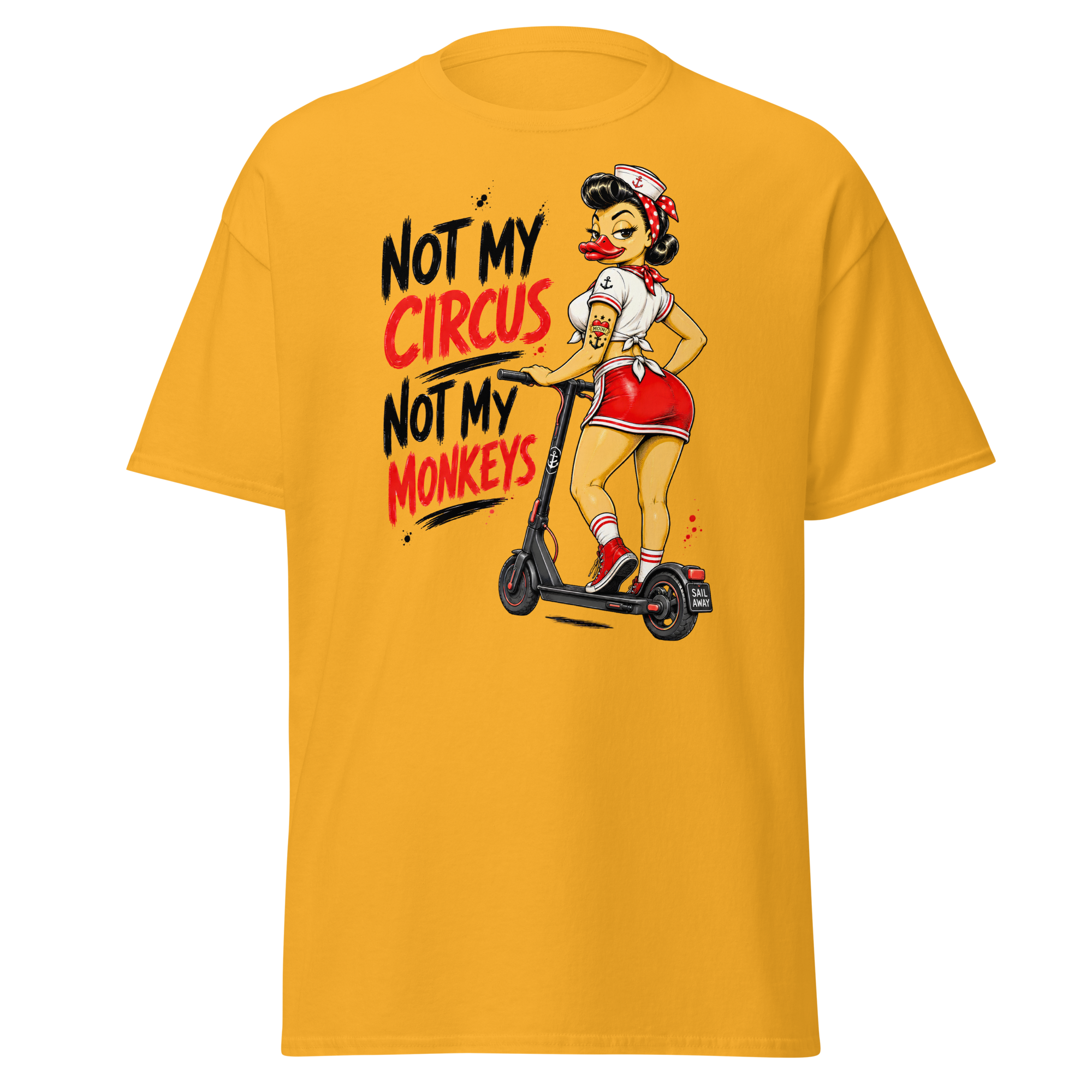 Unisex T-Shirt "Not my circus..." gedruckt