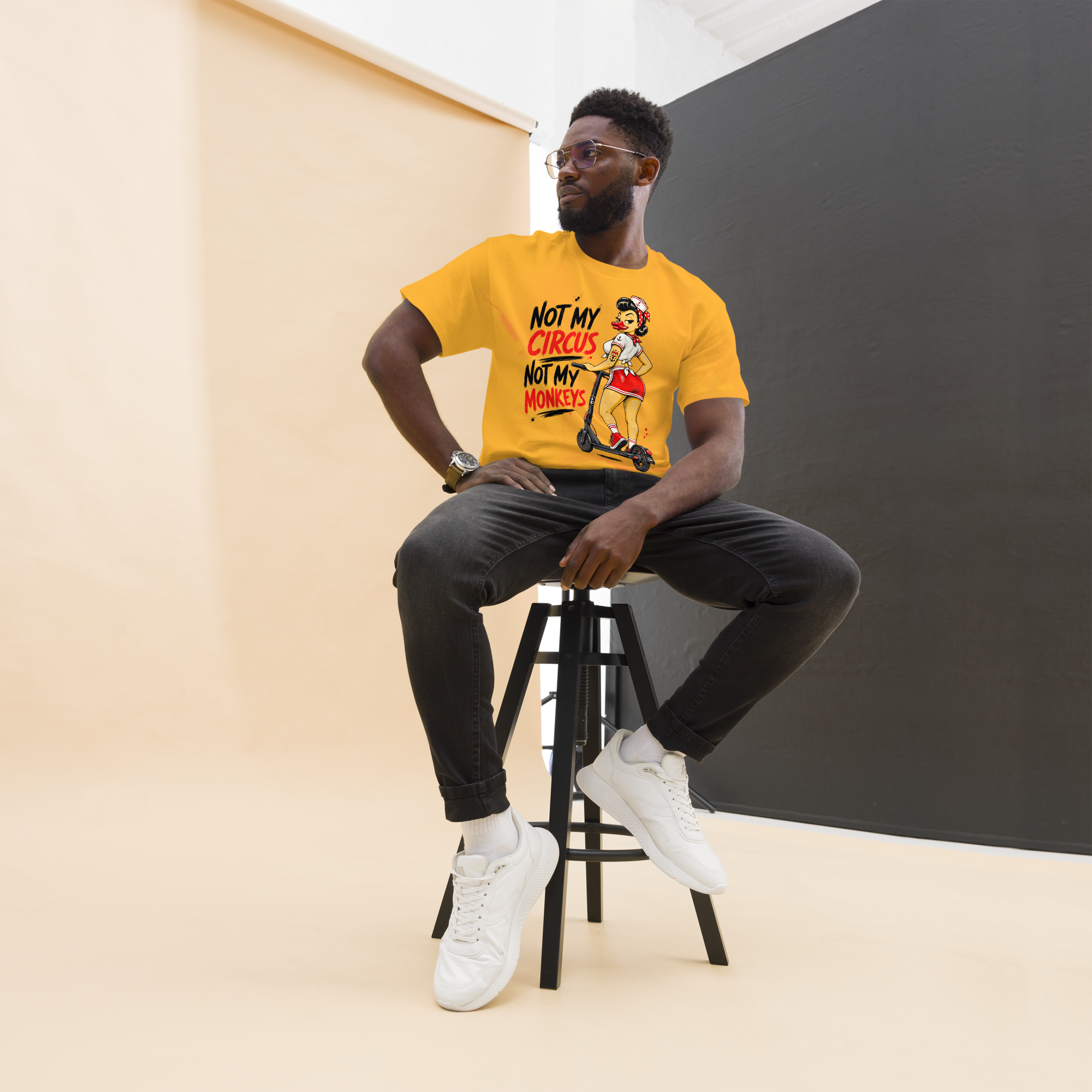 Unisex T-Shirt "Not my circus..." gedruckt