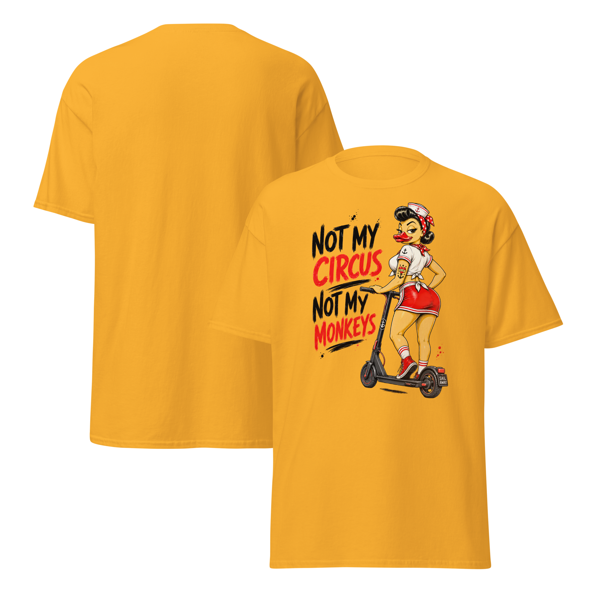 Unisex T-Shirt "Not my circus..." gedruckt