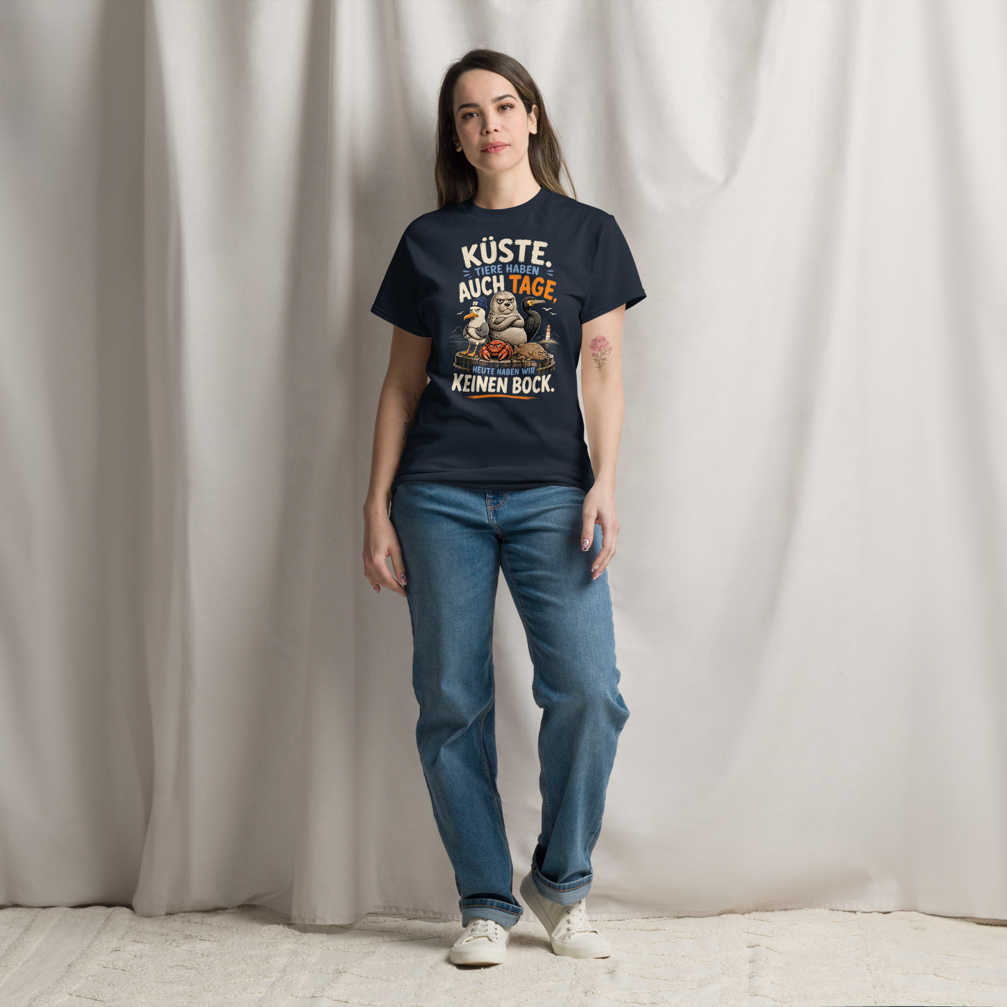 Unisex "Küstentiere haben auch ihre Tage" print