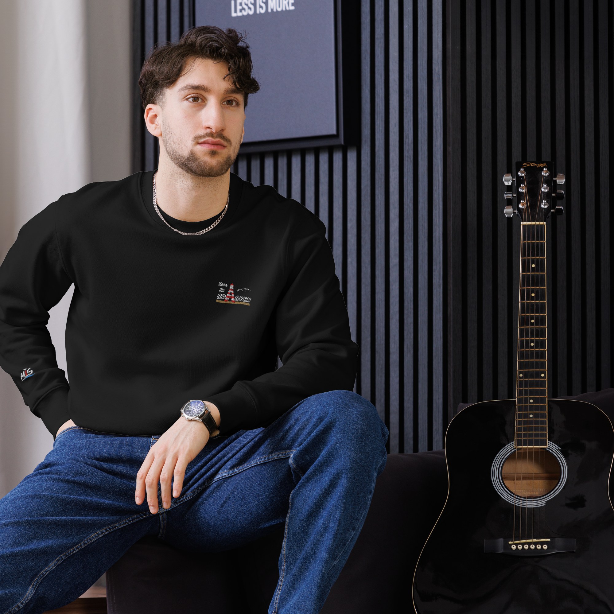 Sweatshirt "Moin Ihr Spacken" gestickt
