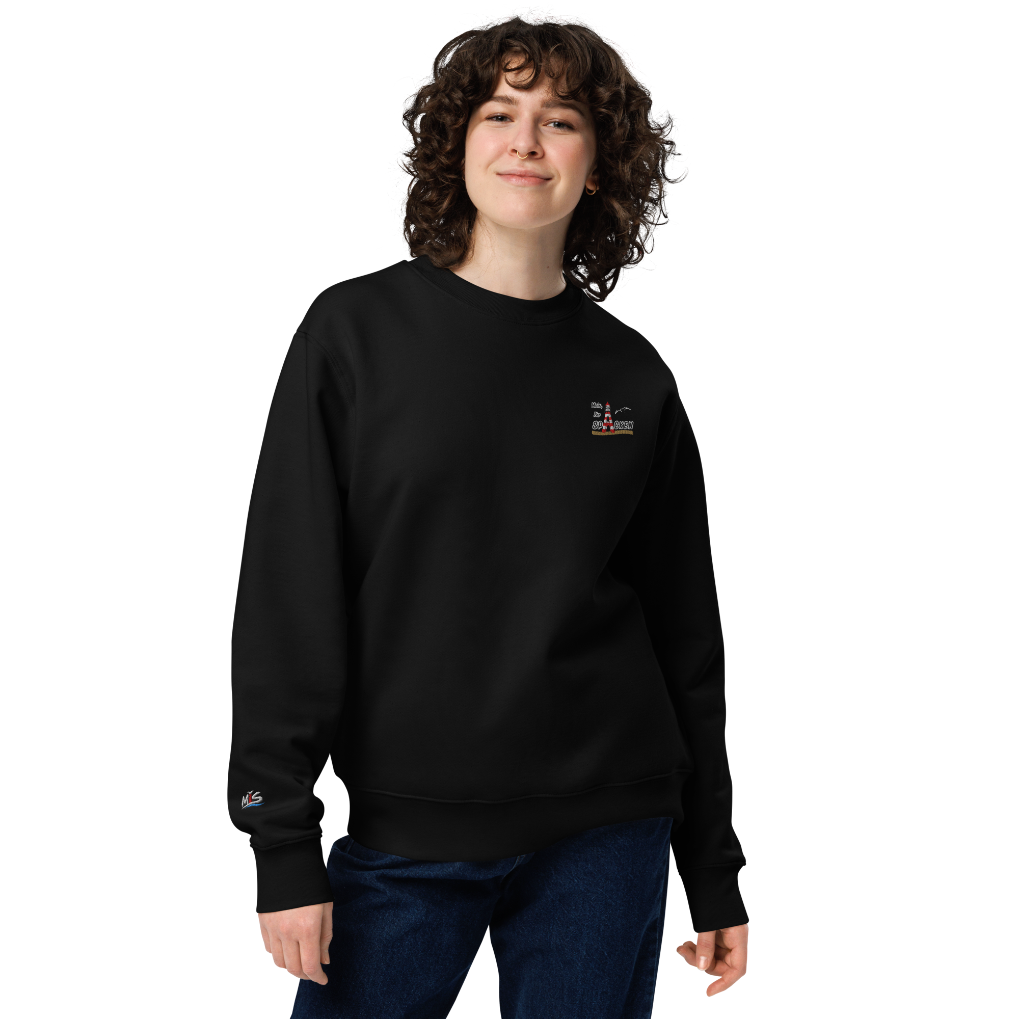 Sweatshirt "Moin Ihr Spacken" gestickt