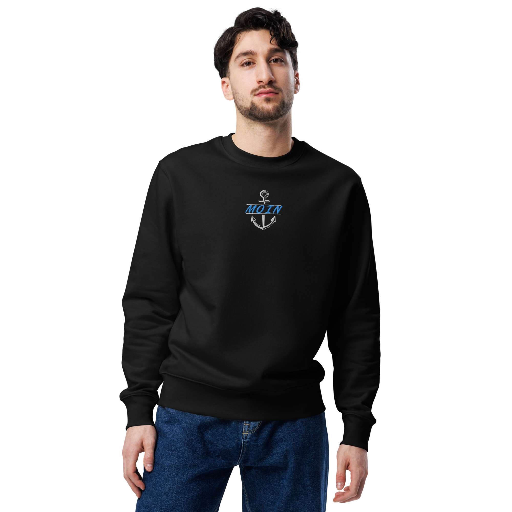Sweatshirt "Moin im Anker B" gestickt