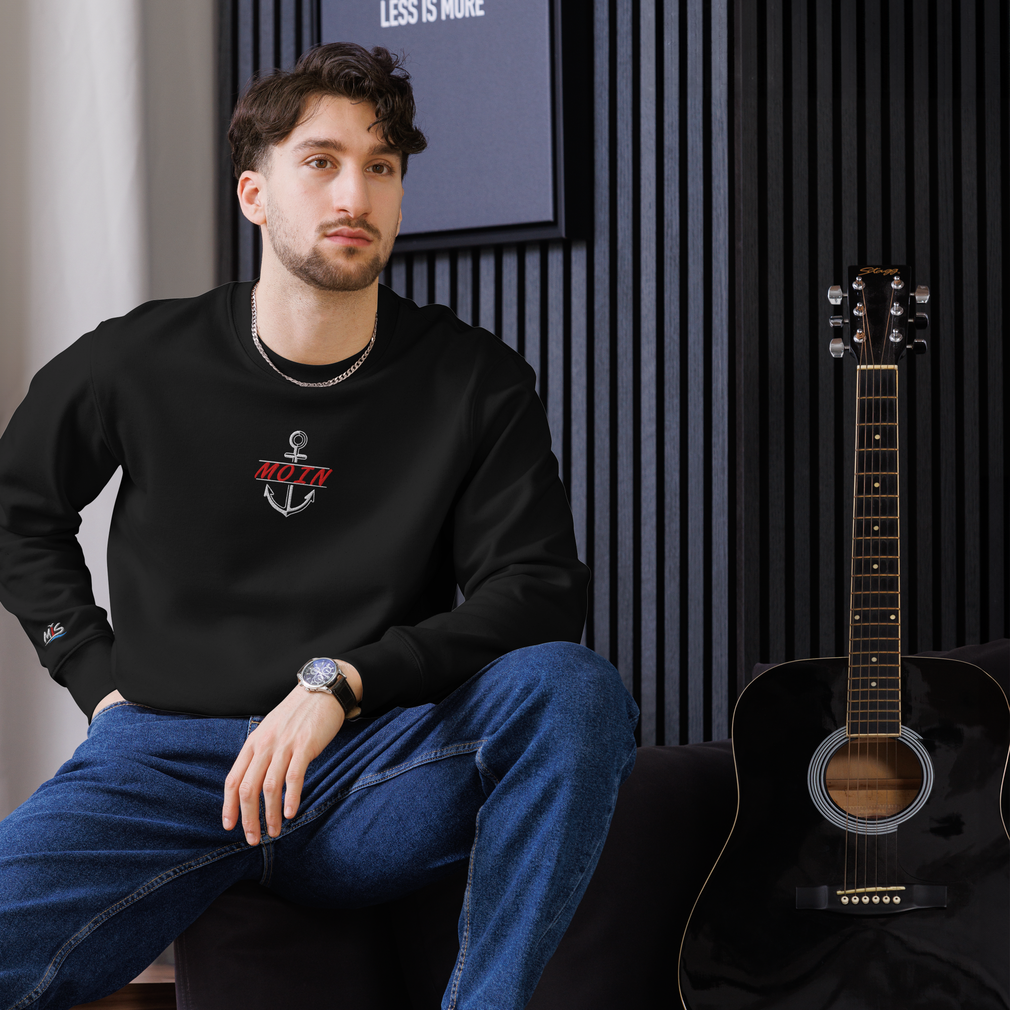 Sweatshirt "Moin im Anker R" gestickt