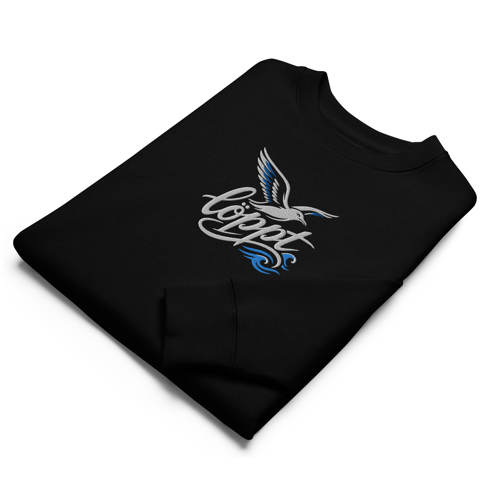 Sweatshirt "löppt" gestickt