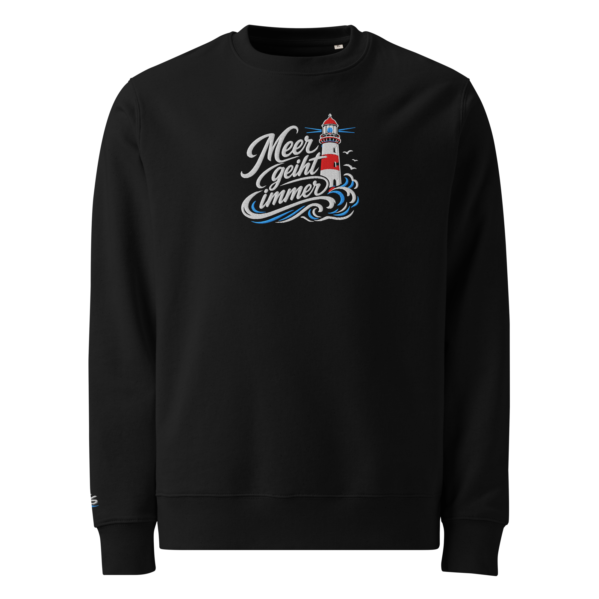Sweatshirt "Meer geht immer" gestickt