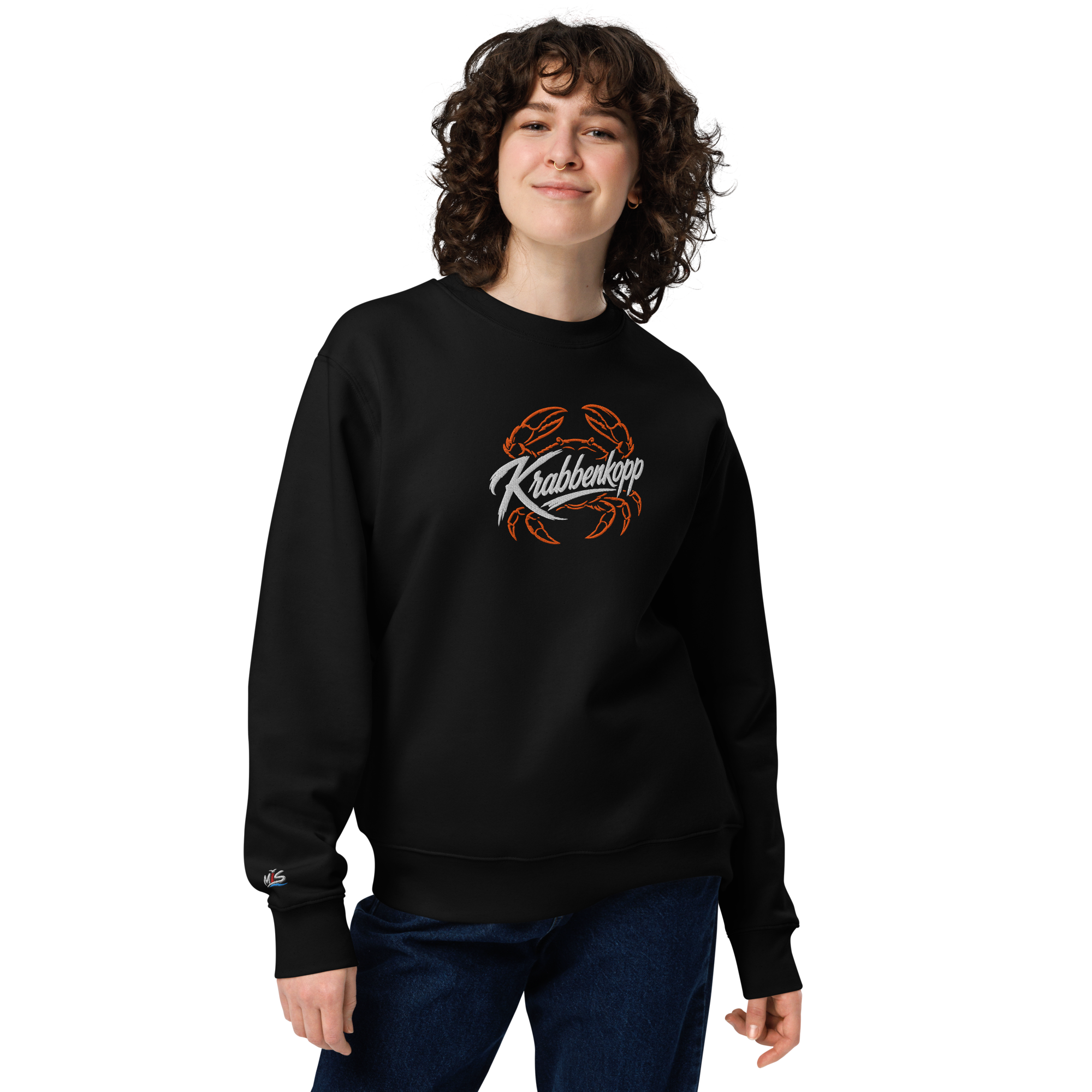 Sweatshirt "Krabbenkopp" gestickt