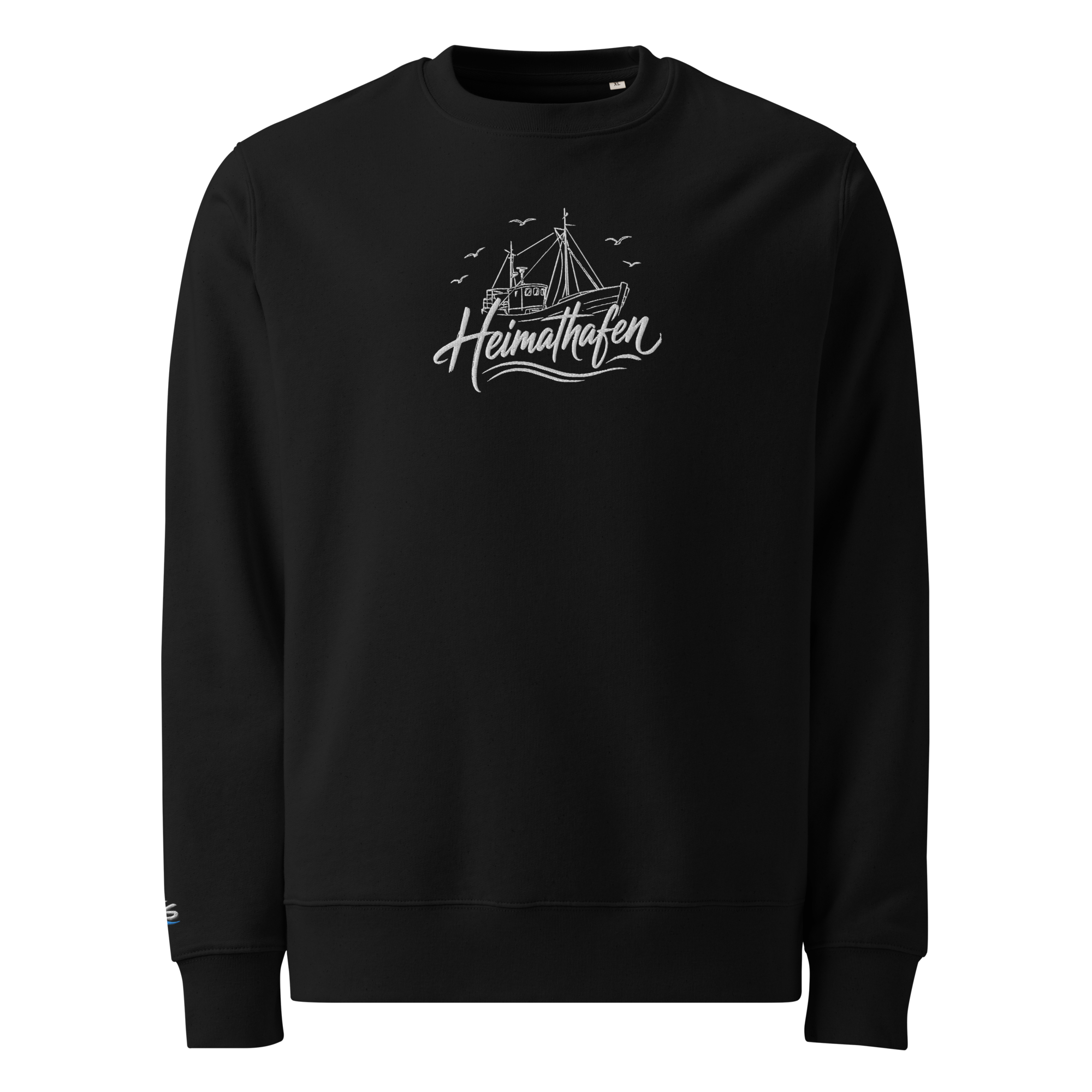 Sweatshirt "Heimathafen" gestickt