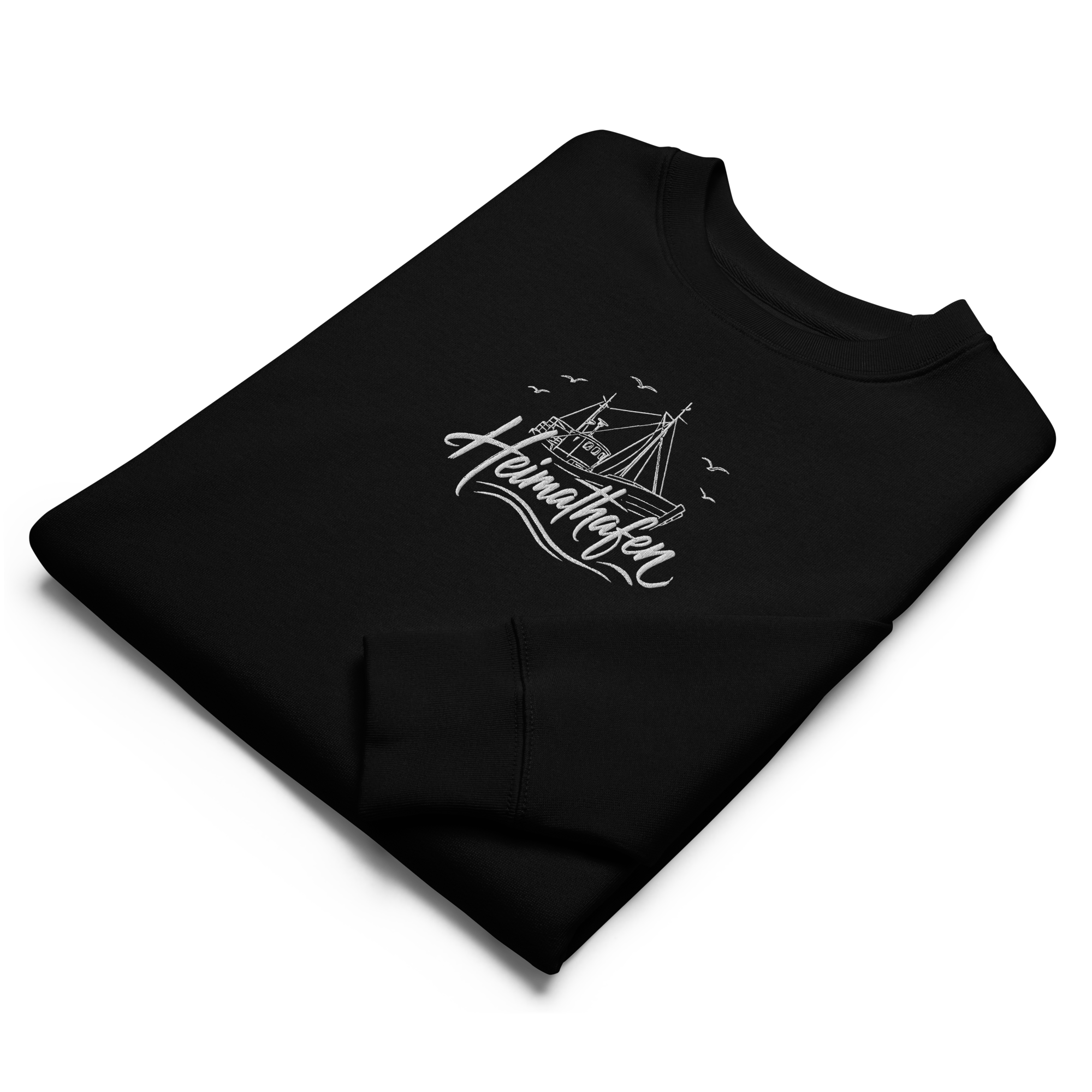 Sweatshirt "Heimathafen" gestickt
