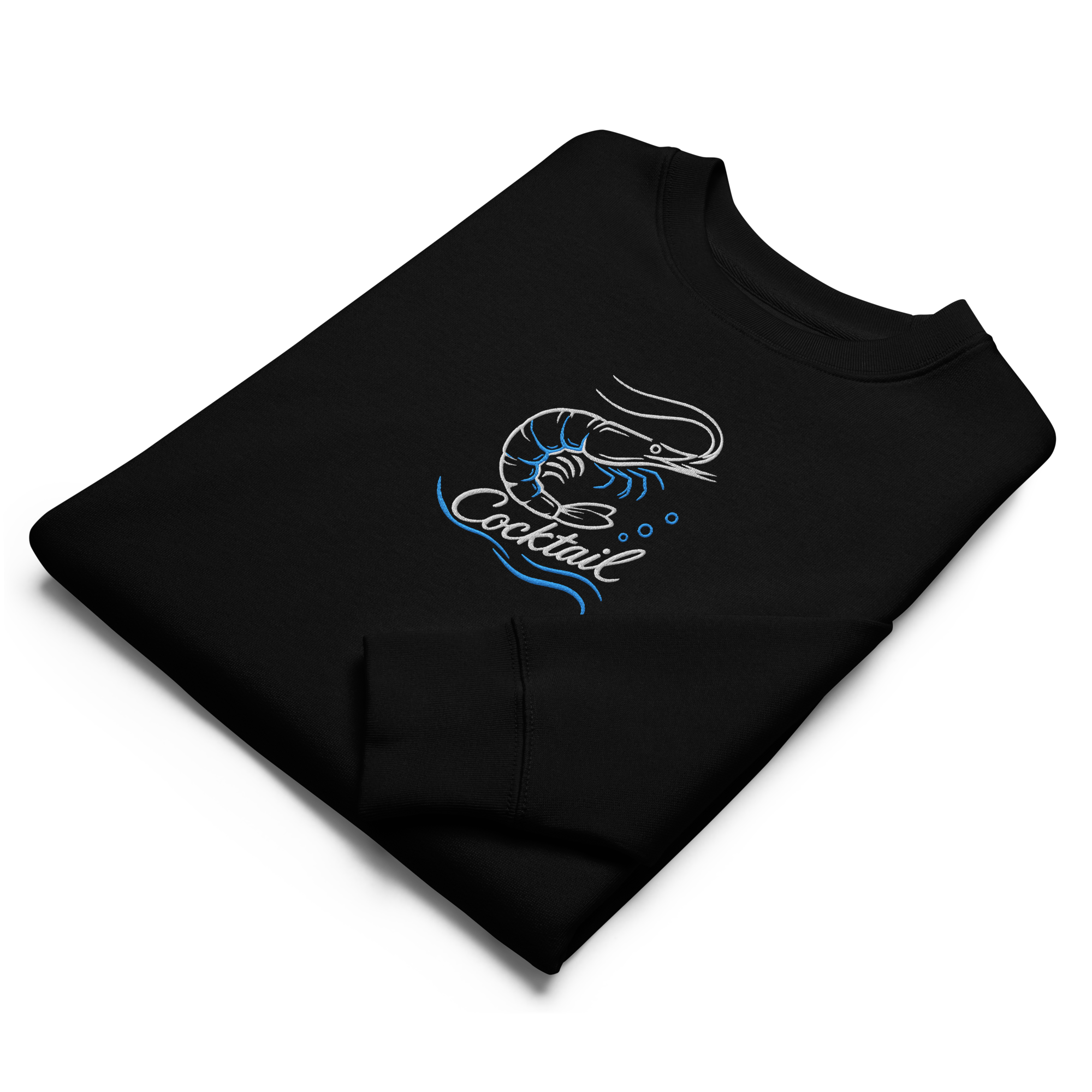 Sweatshirt "Scrimp-Cocktail" gestickt