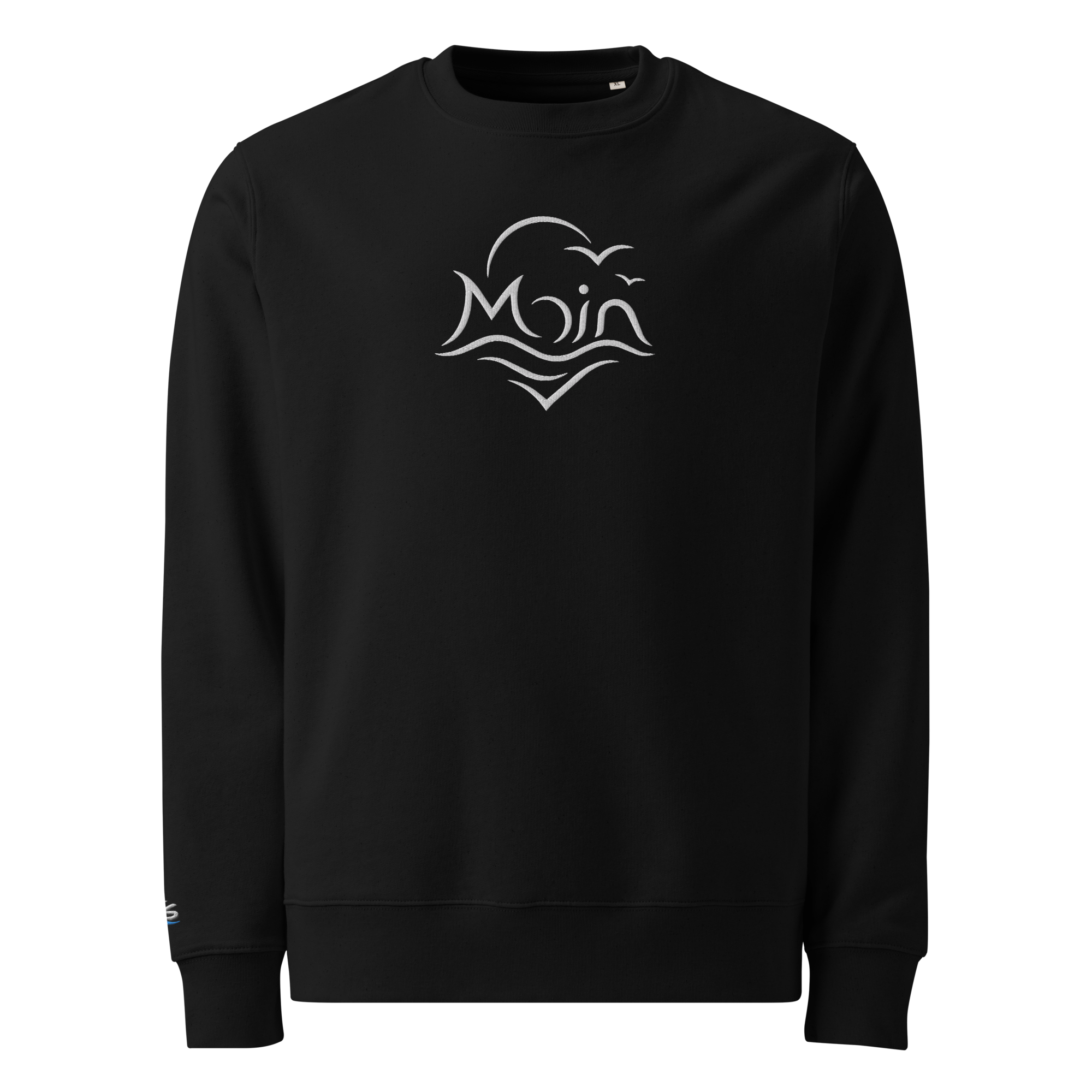 Sweatshirt "Moin weiß" gestickt