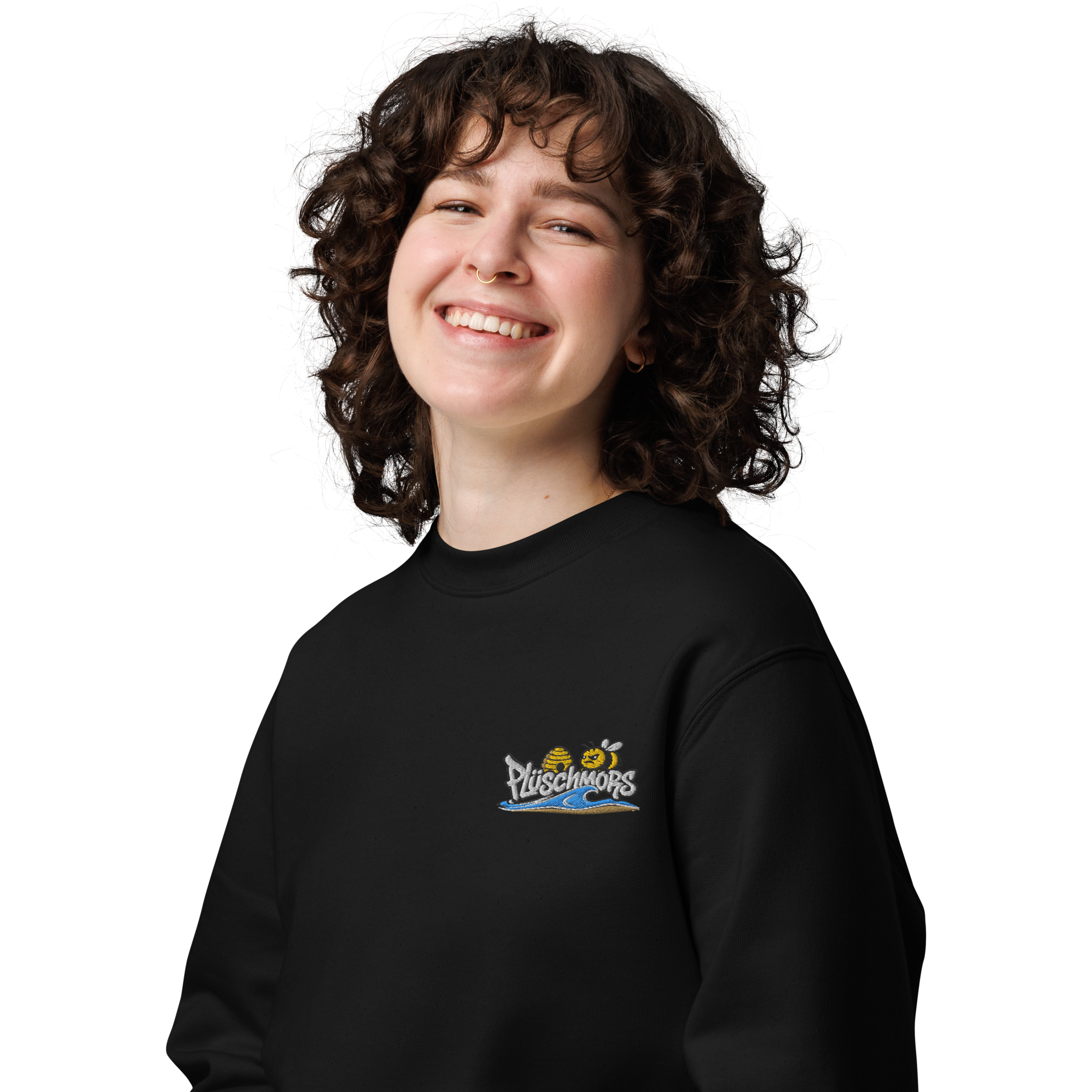 Sweatshirt "Plüschmors"´ gestickt