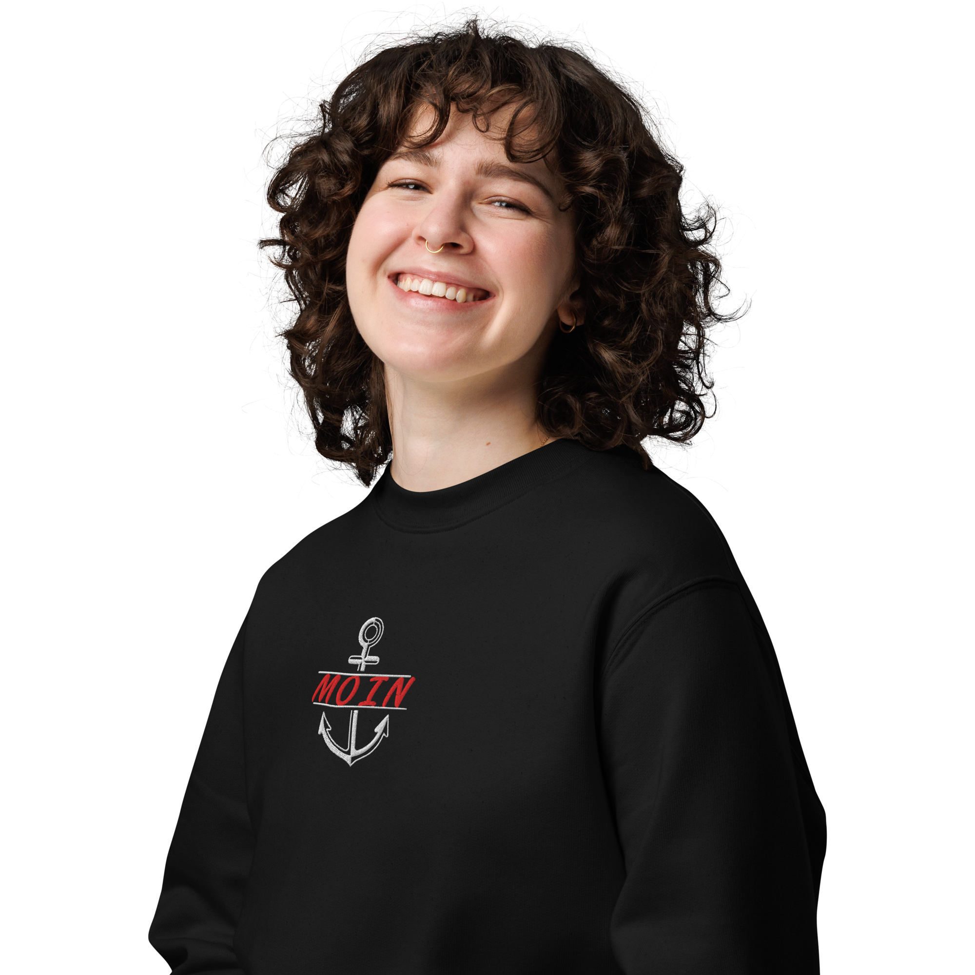 Sweatshirt "Moin im Anker R" gestickt