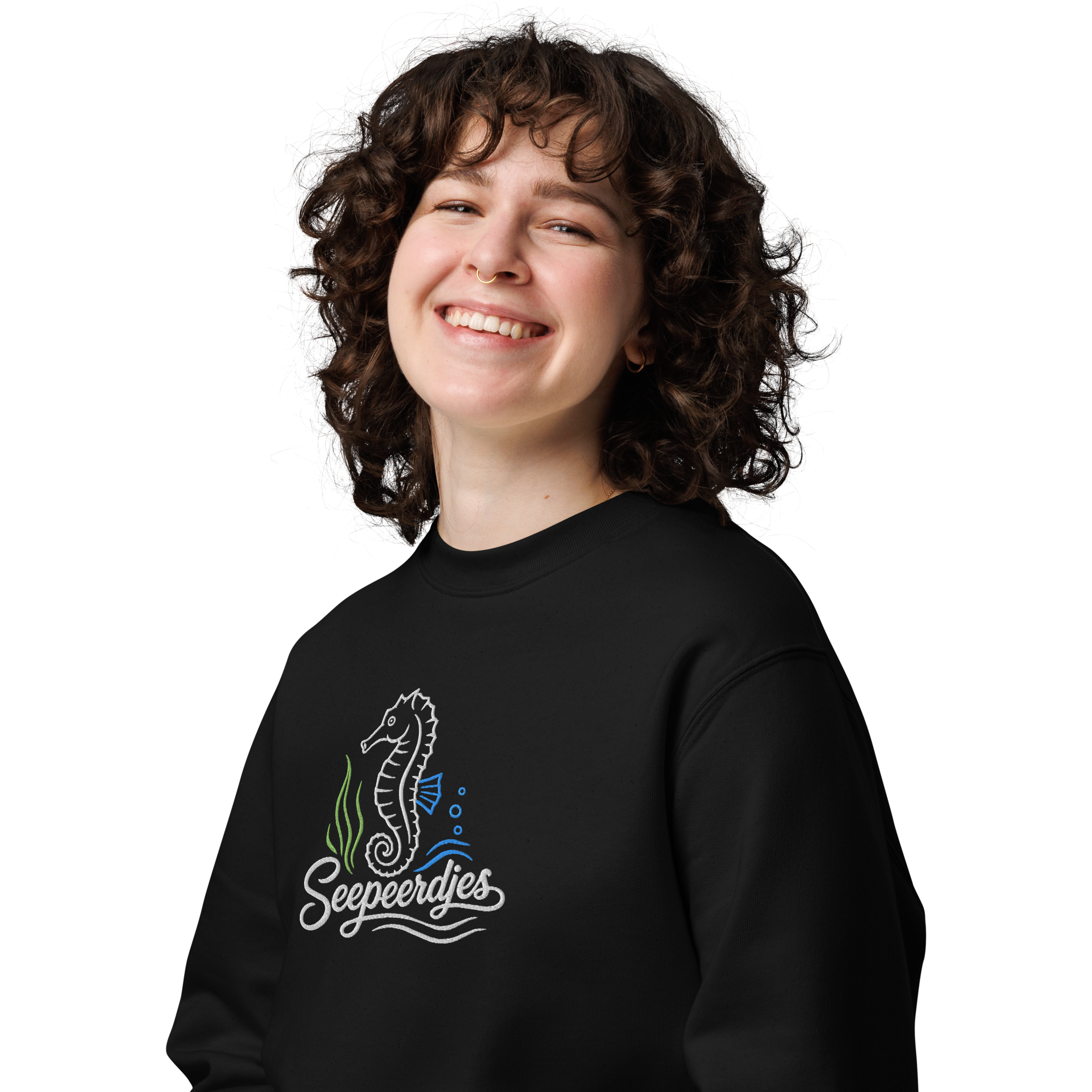 Sweatshirt "Seepferd" gestickt