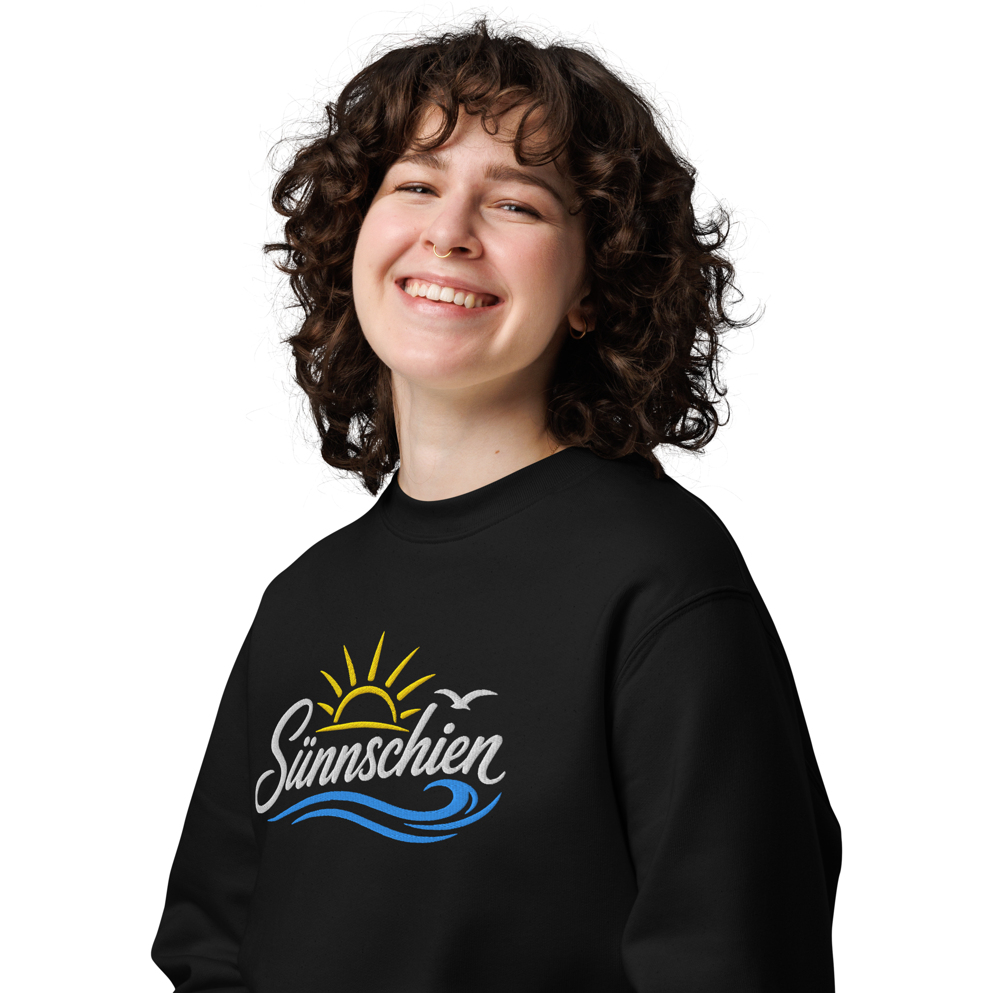 Sweatshirt "Sünnschien" gestickt