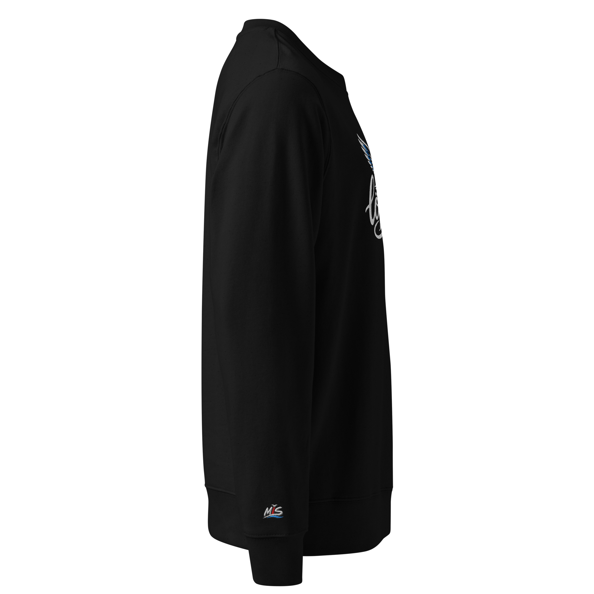 Sweatshirt "löppt" gestickt
