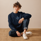 Sweatshirt "Moin im Anker B" gestickt