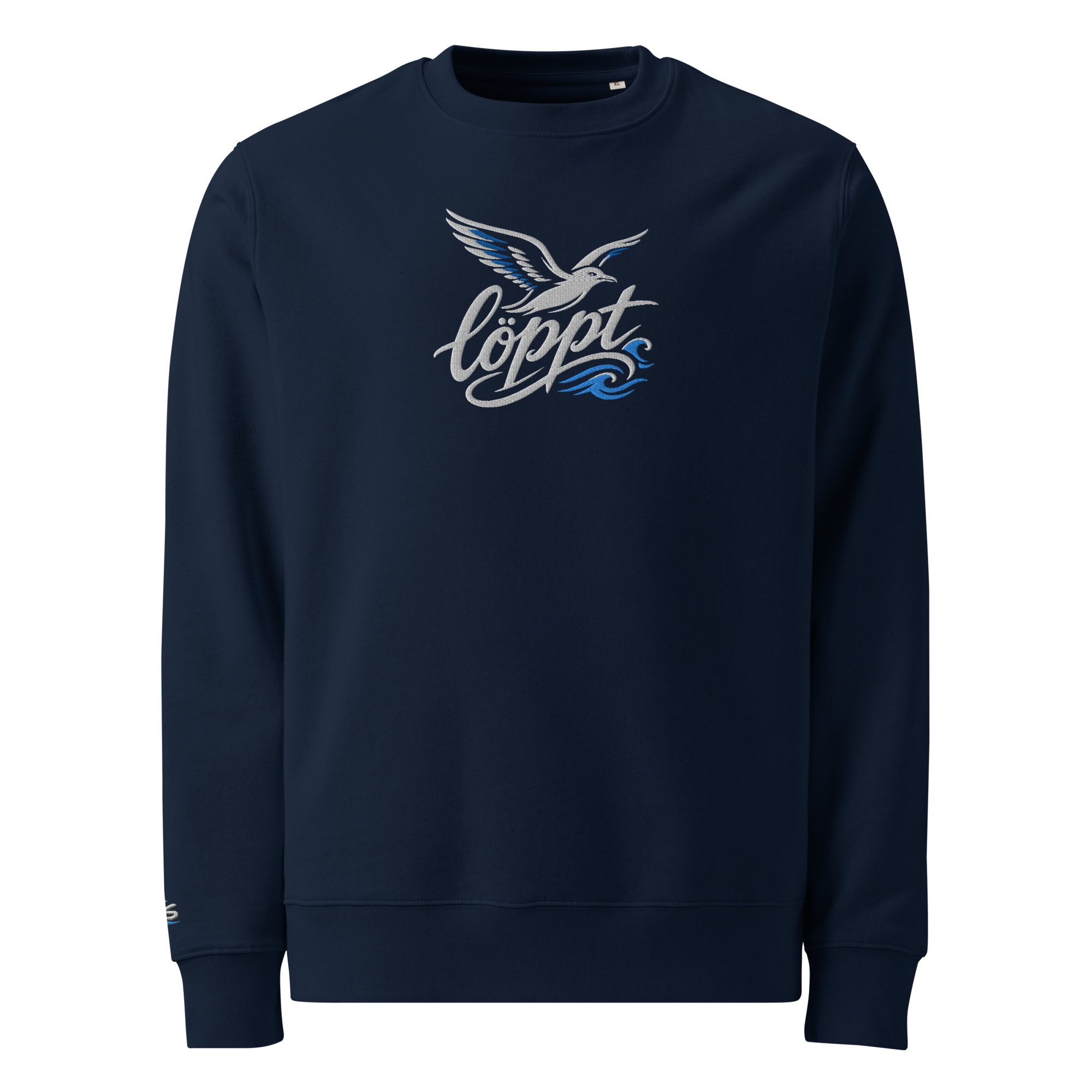 Sweatshirt "löppt" gestickt