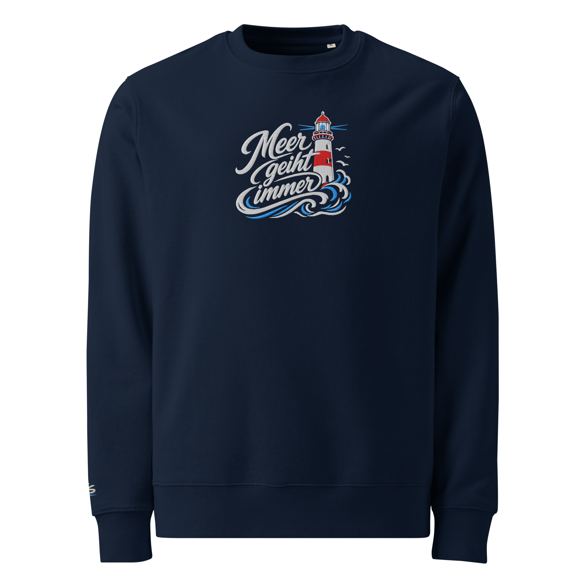 Sweatshirt "Meer geht immer" gestickt