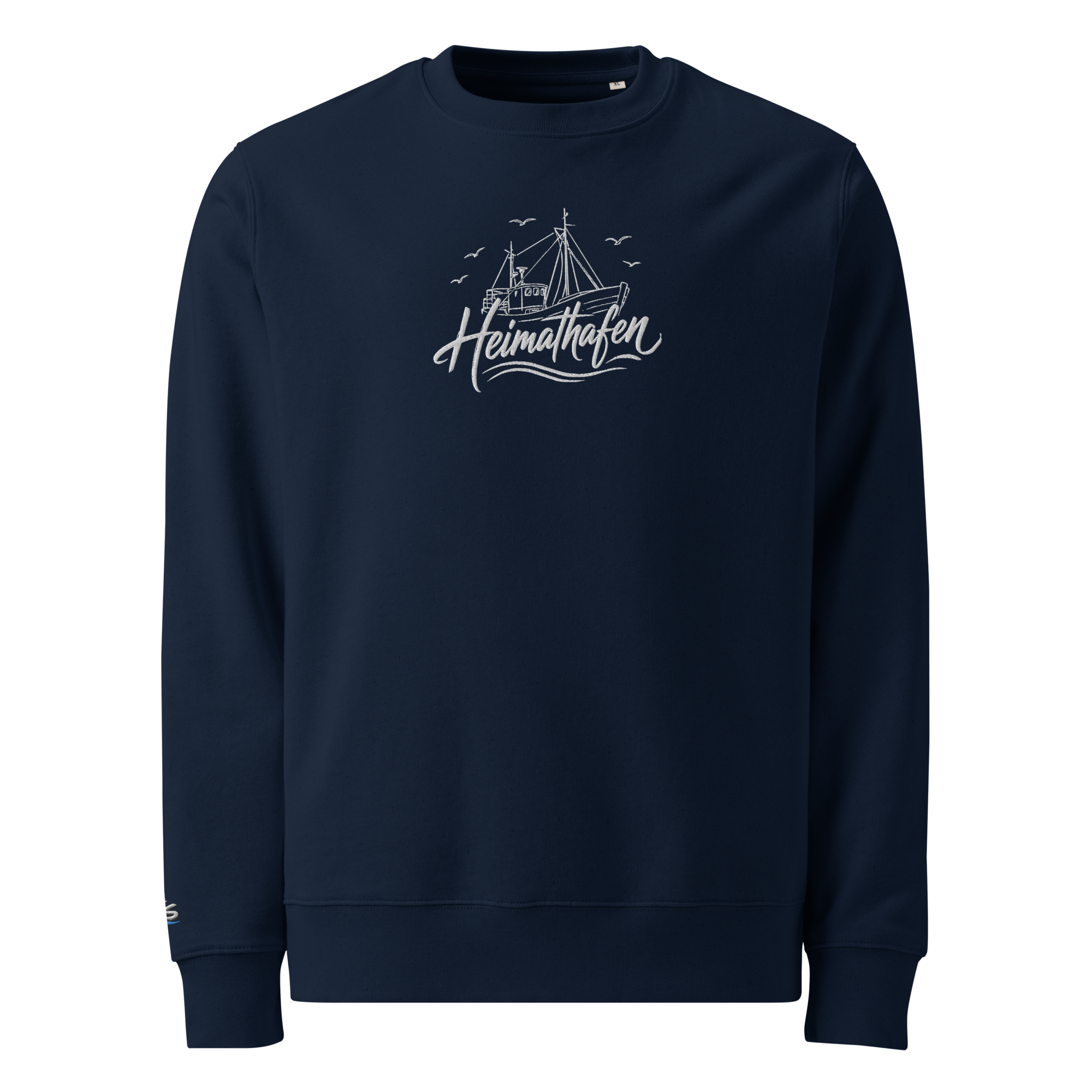 Sweatshirt "Heimathafen" gestickt