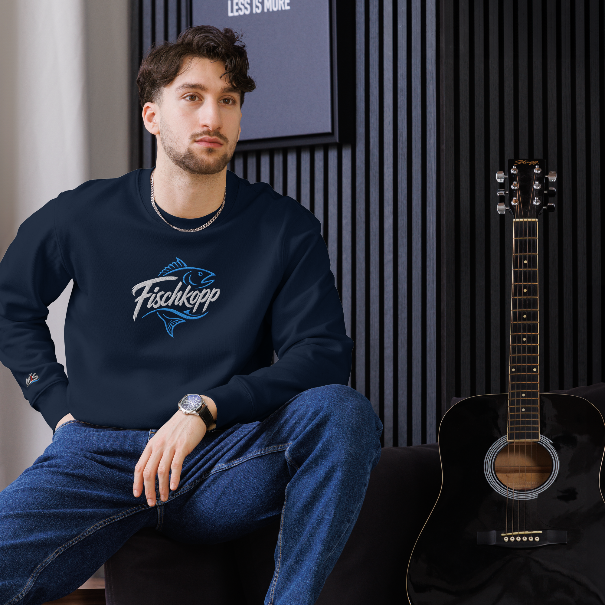 Sweatshirt "Fischkopp" gestickt