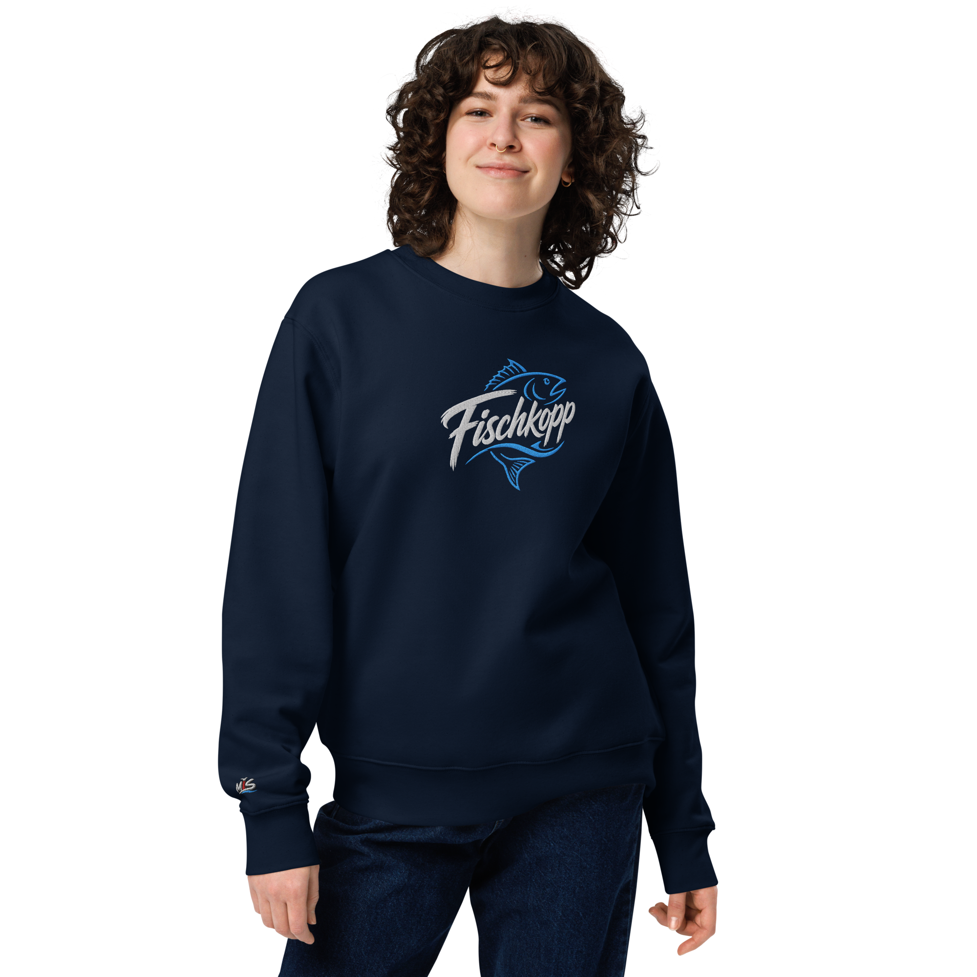 Sweatshirt "Fischkopp" gestickt