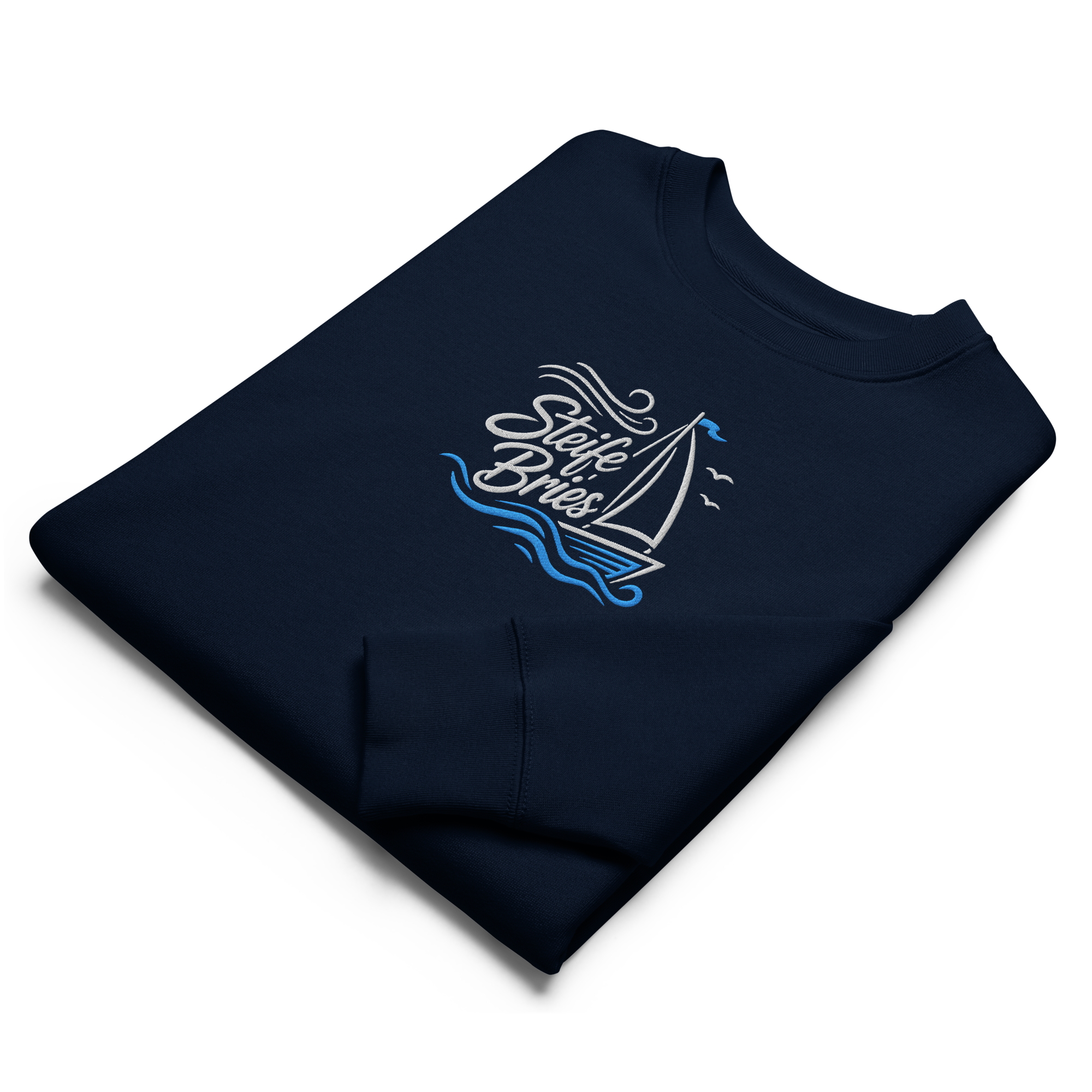 Sweatshirt "Steife Bries" gestickt