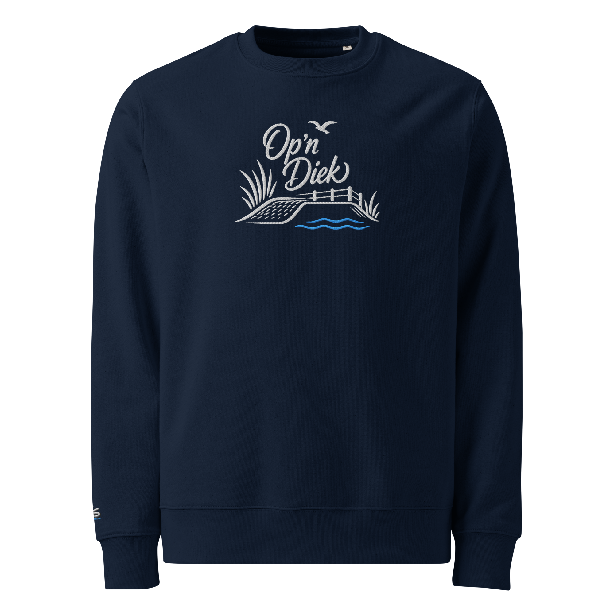Sweatshirt "Op´n Diek" gestickt