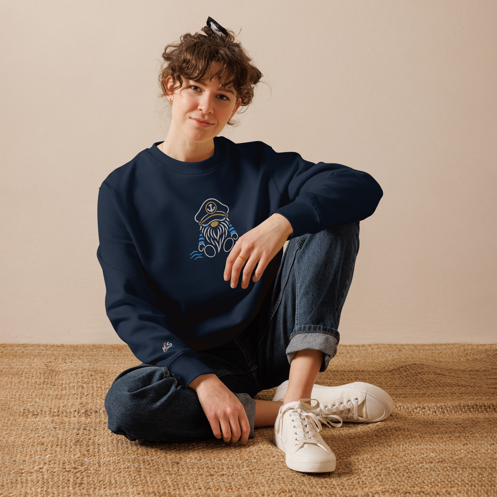 Sweatshirt "Seemannswichtel" gestickt
