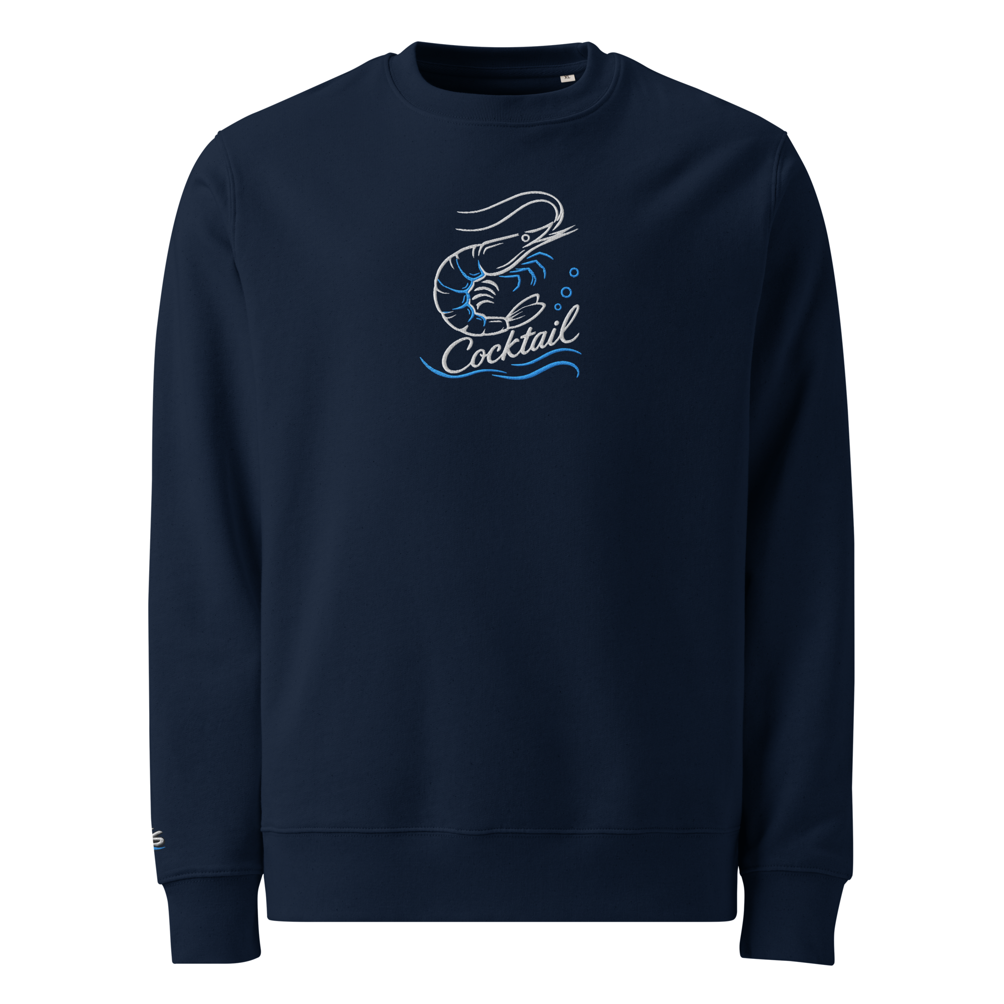 Sweatshirt "Scrimp-Cocktail" gestickt