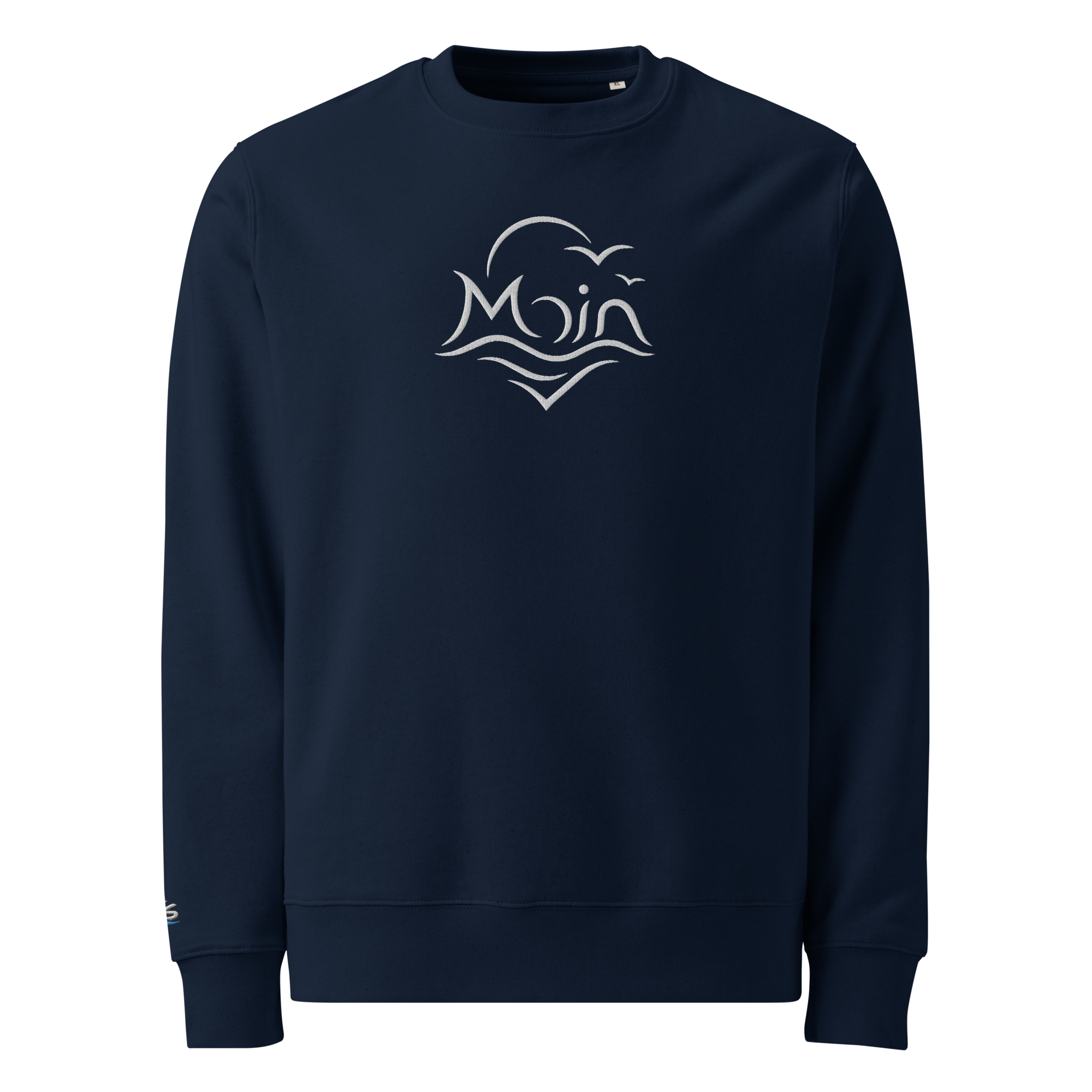 Sweatshirt "Moin weiß" gestickt