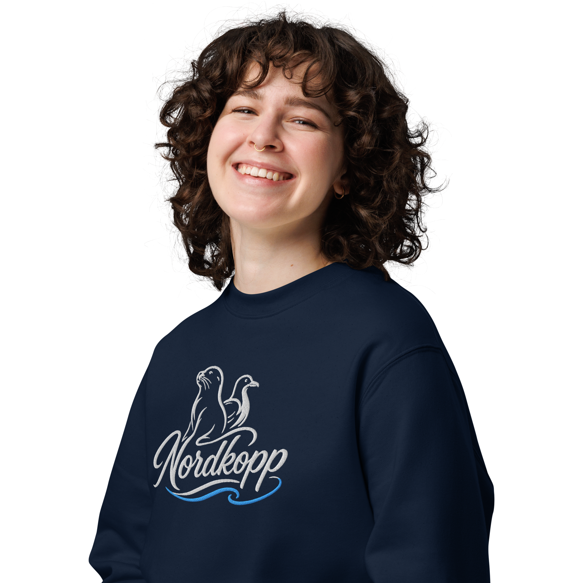 Sweatshirt "Nordkopp" gestickt