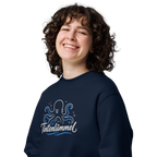 Sweatshirt "Tintenlümmel blau" gestickt