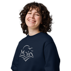 Sweatshirt "Moin weiß" gestickt