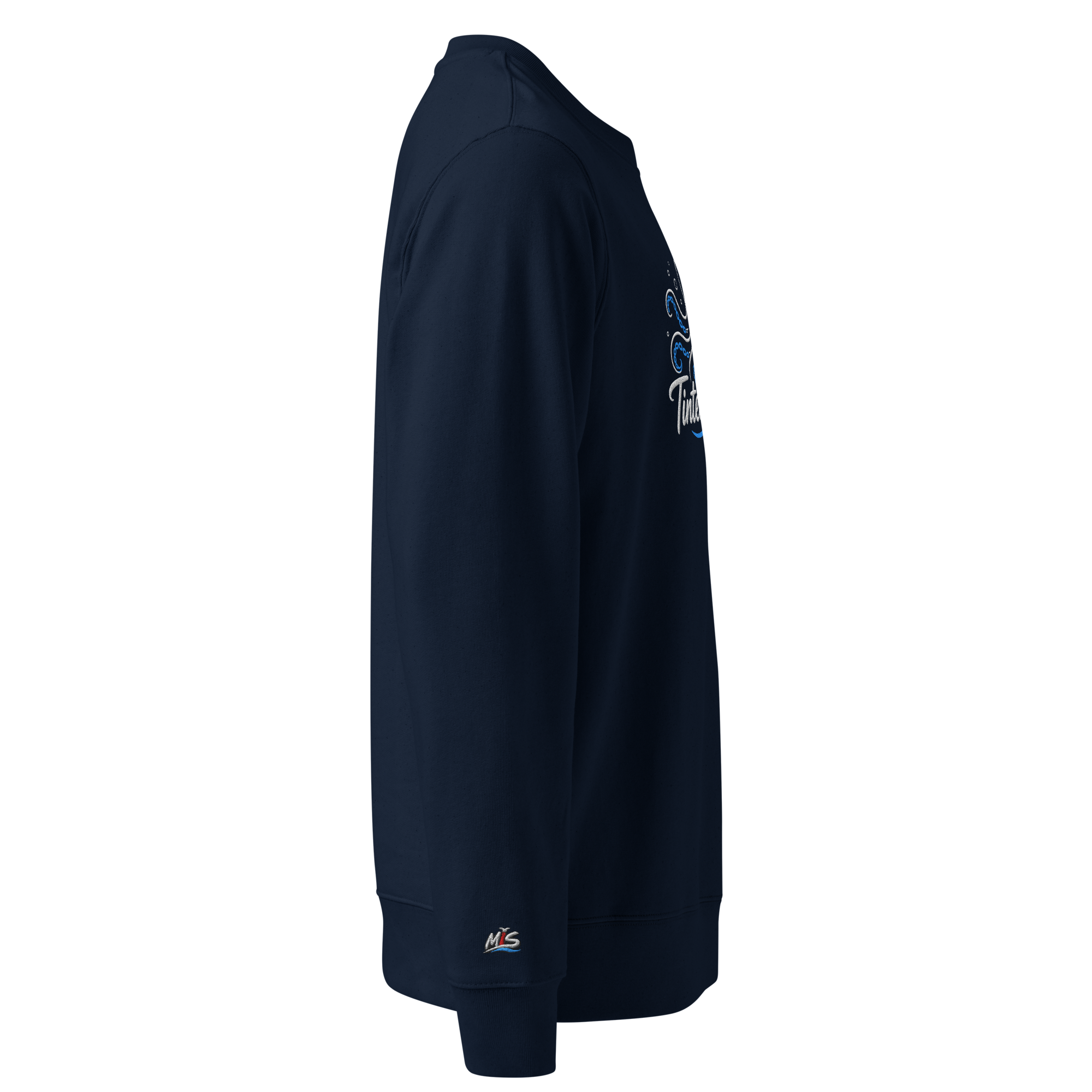 Sweatshirt "Tintenlümmel blau" gestickt